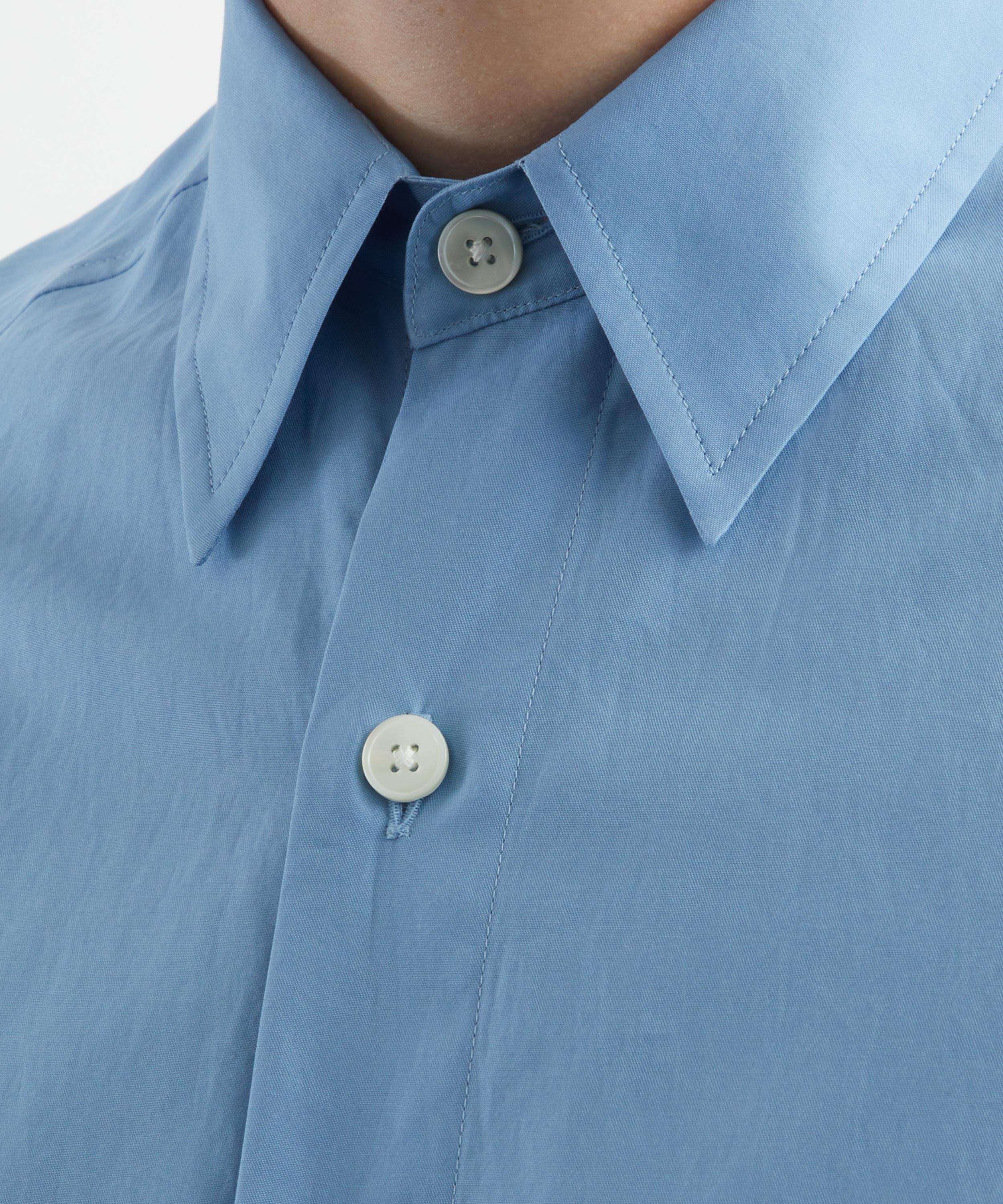 Auralee - Blue Washed Finx Twill Shirt image number 4