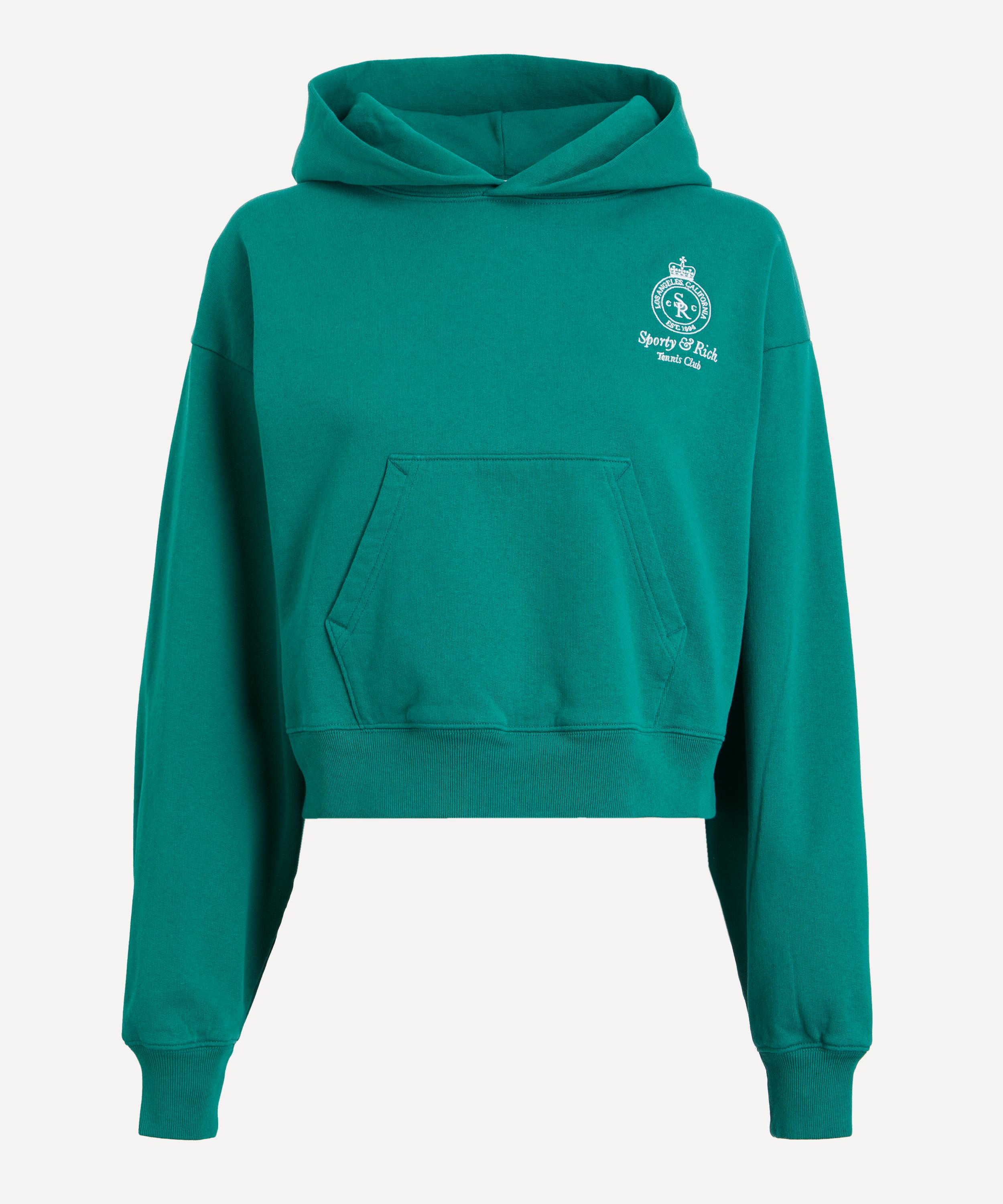 Sporty & Rich - Crown Tennis Cropped Hoodie image number 0