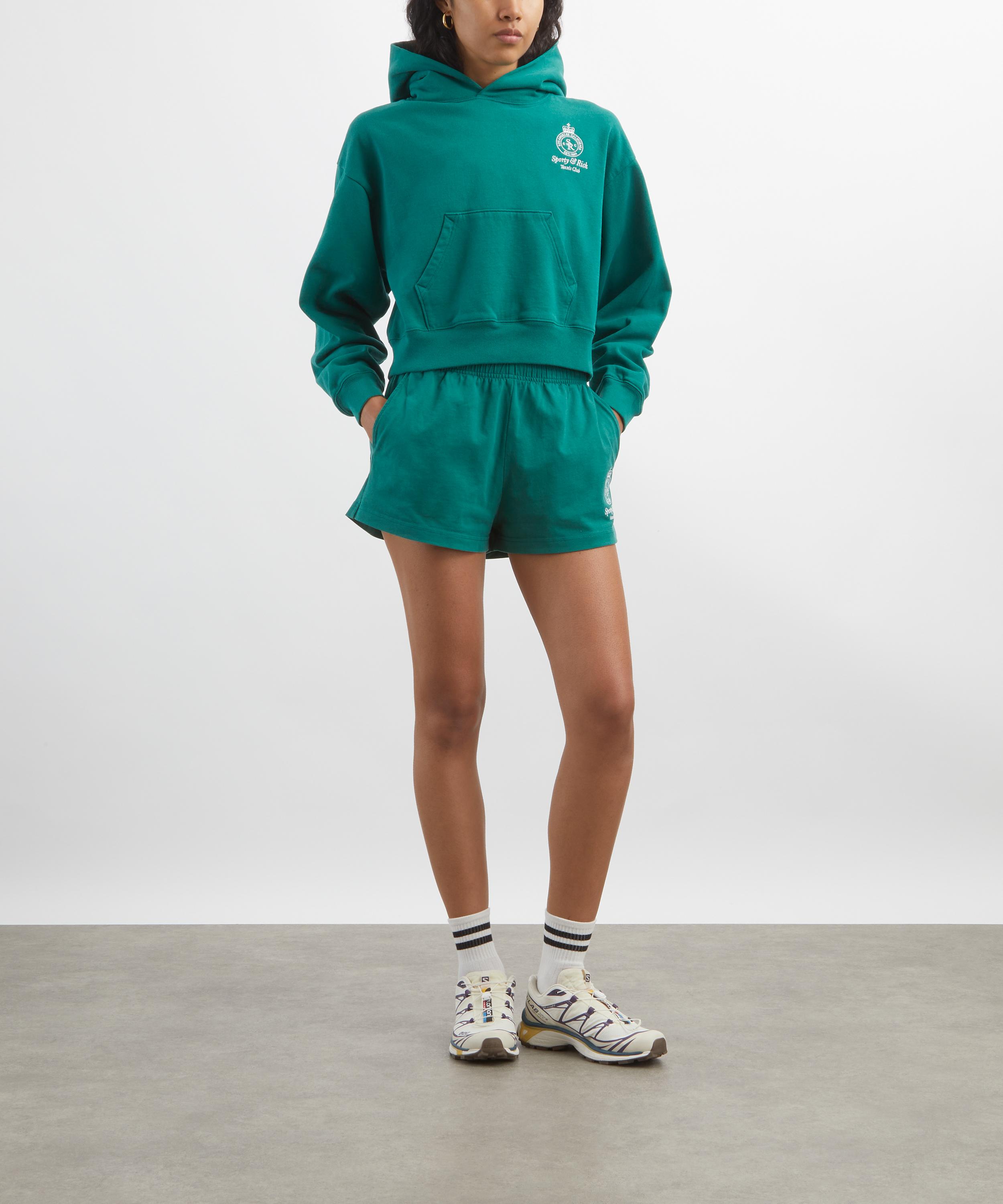 Sporty & Rich - Crown Tennis Cropped Hoodie image number 1
