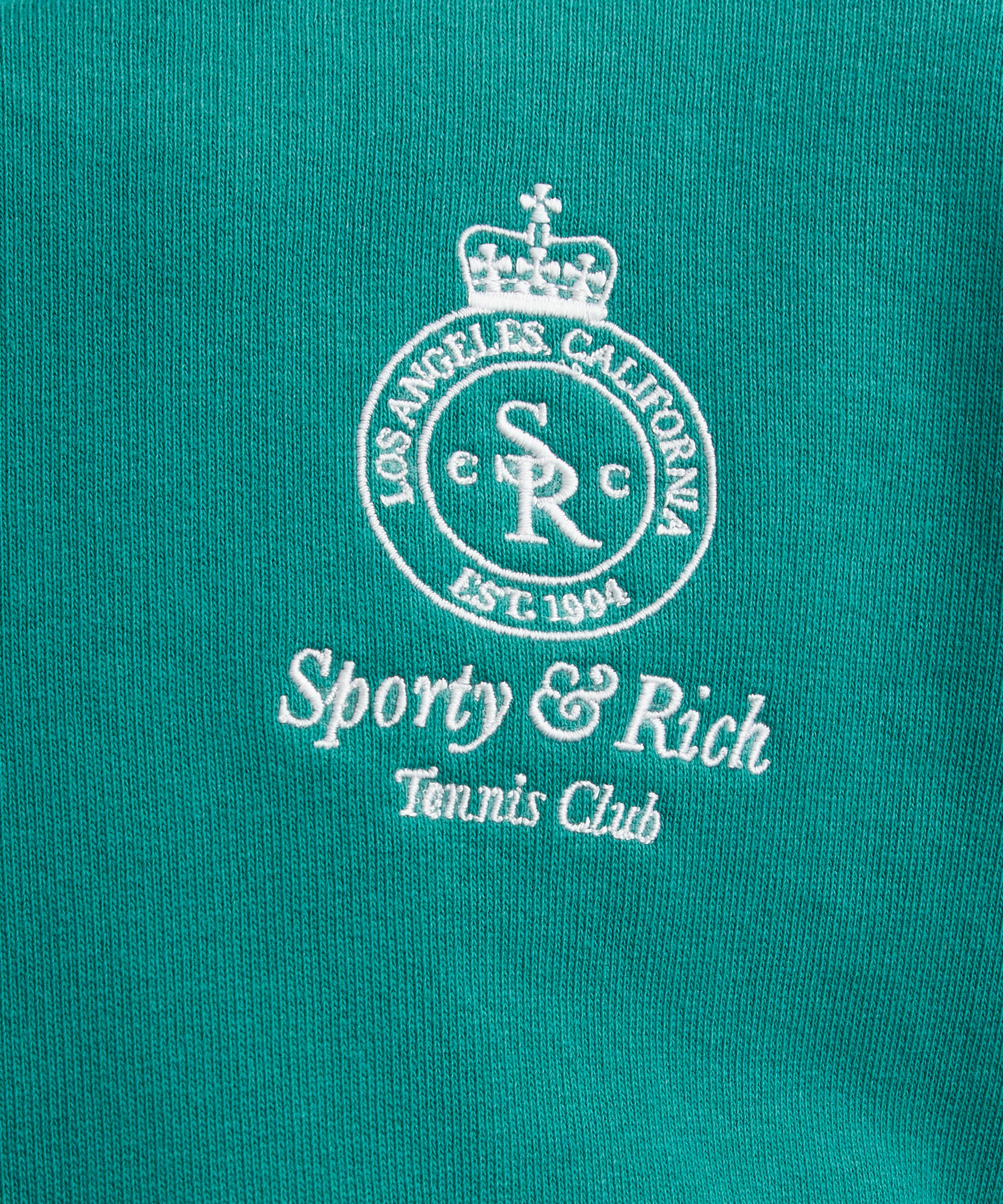 Sporty & Rich - Crown Tennis Cropped Hoodie image number 4