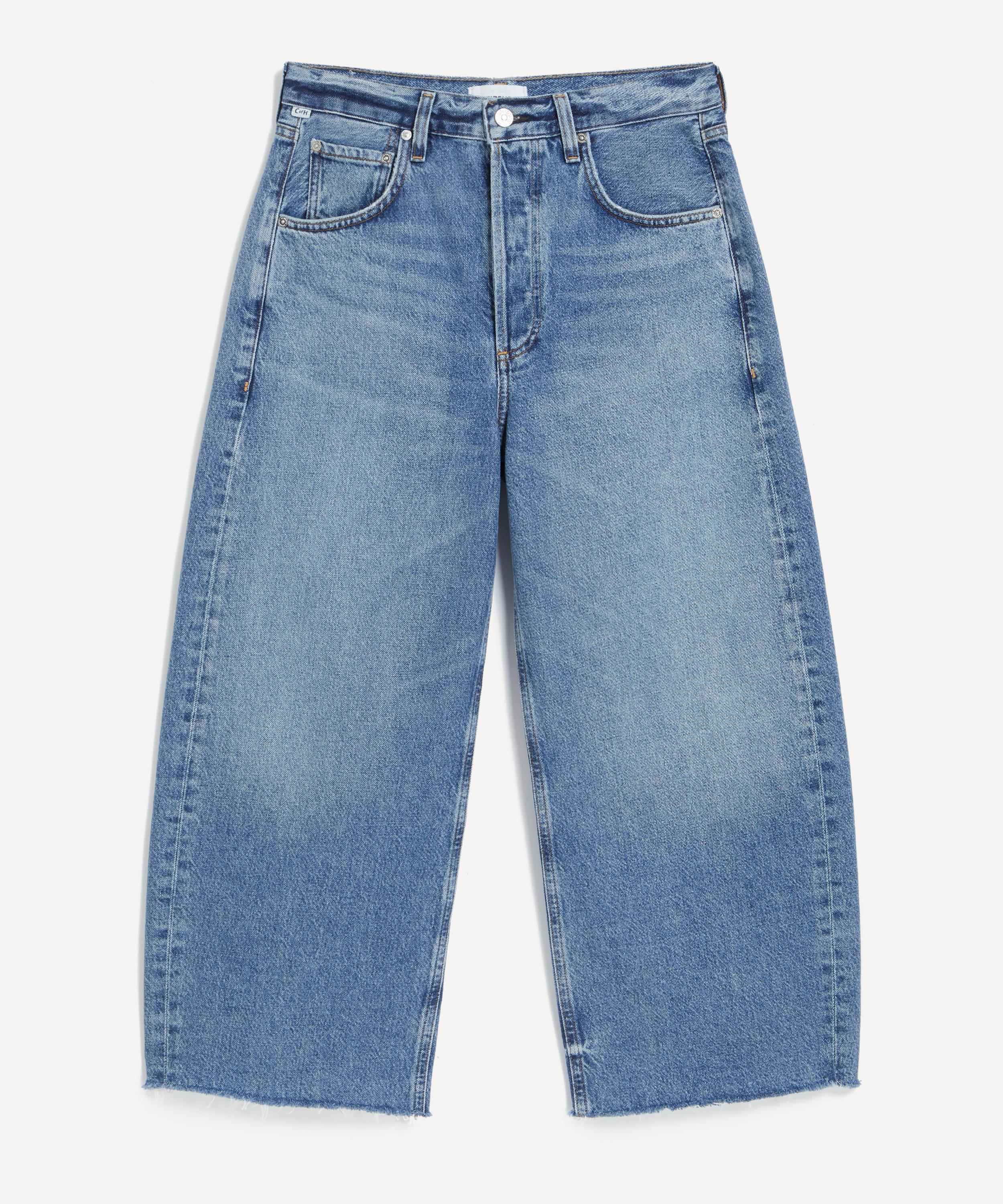 Citizens of Humanity - Ayla Raw Hem Crop Jeans in Telegraph image number 0