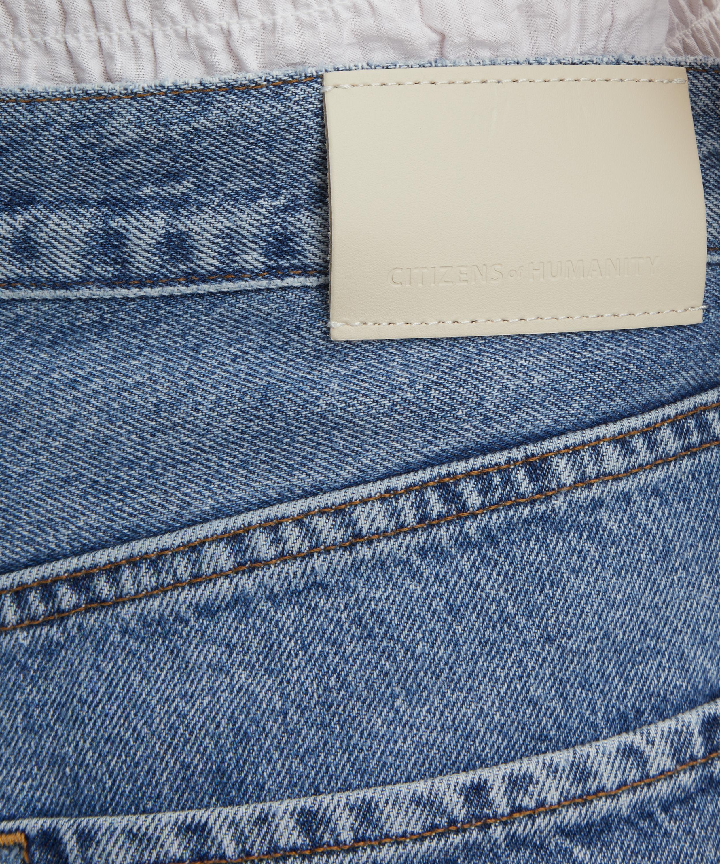 Citizens of Humanity - Ayla Raw Hem Crop Jeans in Telegraph image number 4