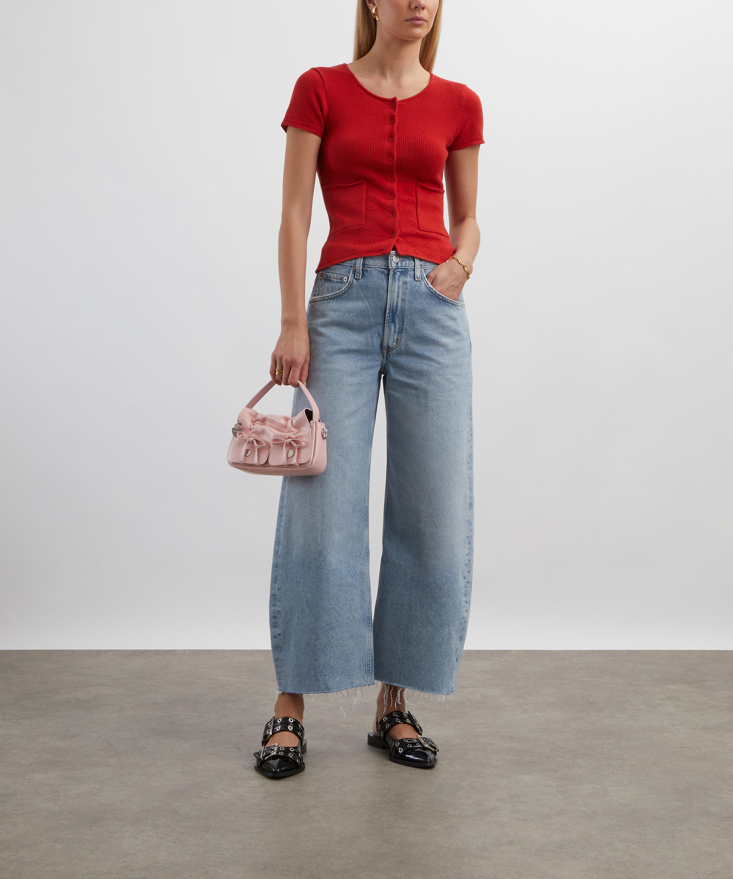 AGOLDE - Ren Cropped Wide-Leg Jeans in Shrine image number 1