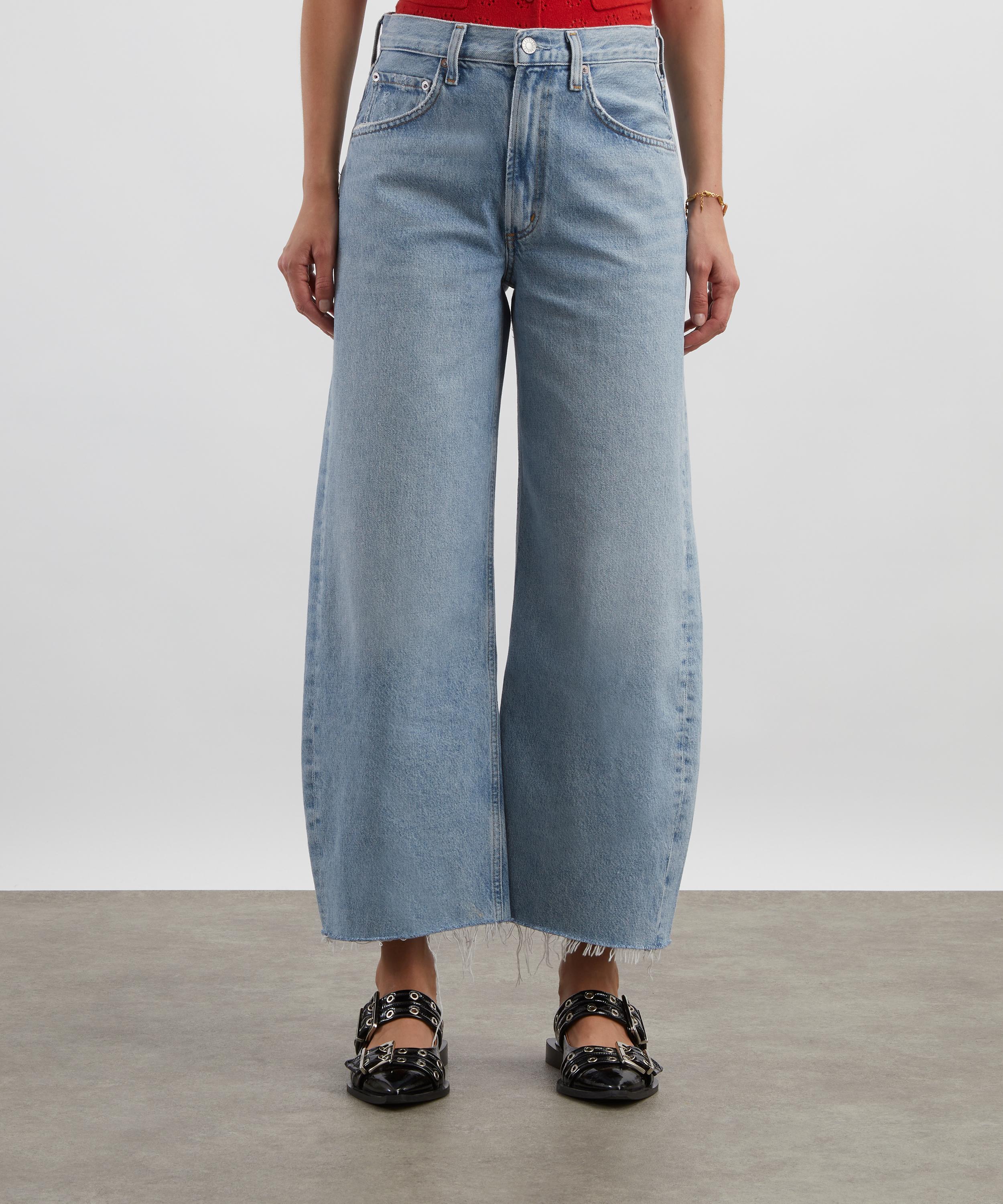 AGOLDE - Ren Cropped Wide-Leg Jeans in Shrine image number 2