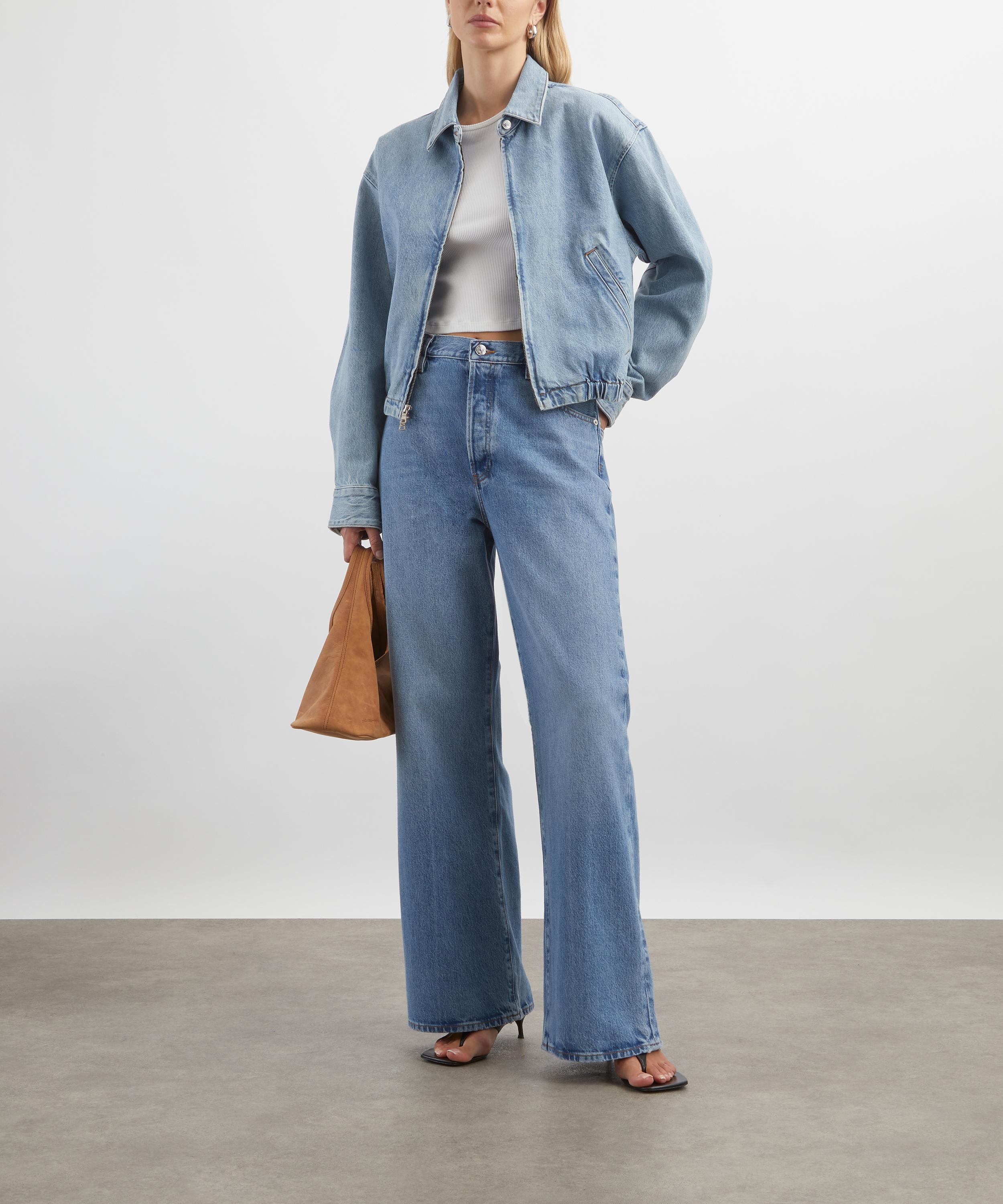 AGOLDE - Nile Denim Bomber Jacket image number 1