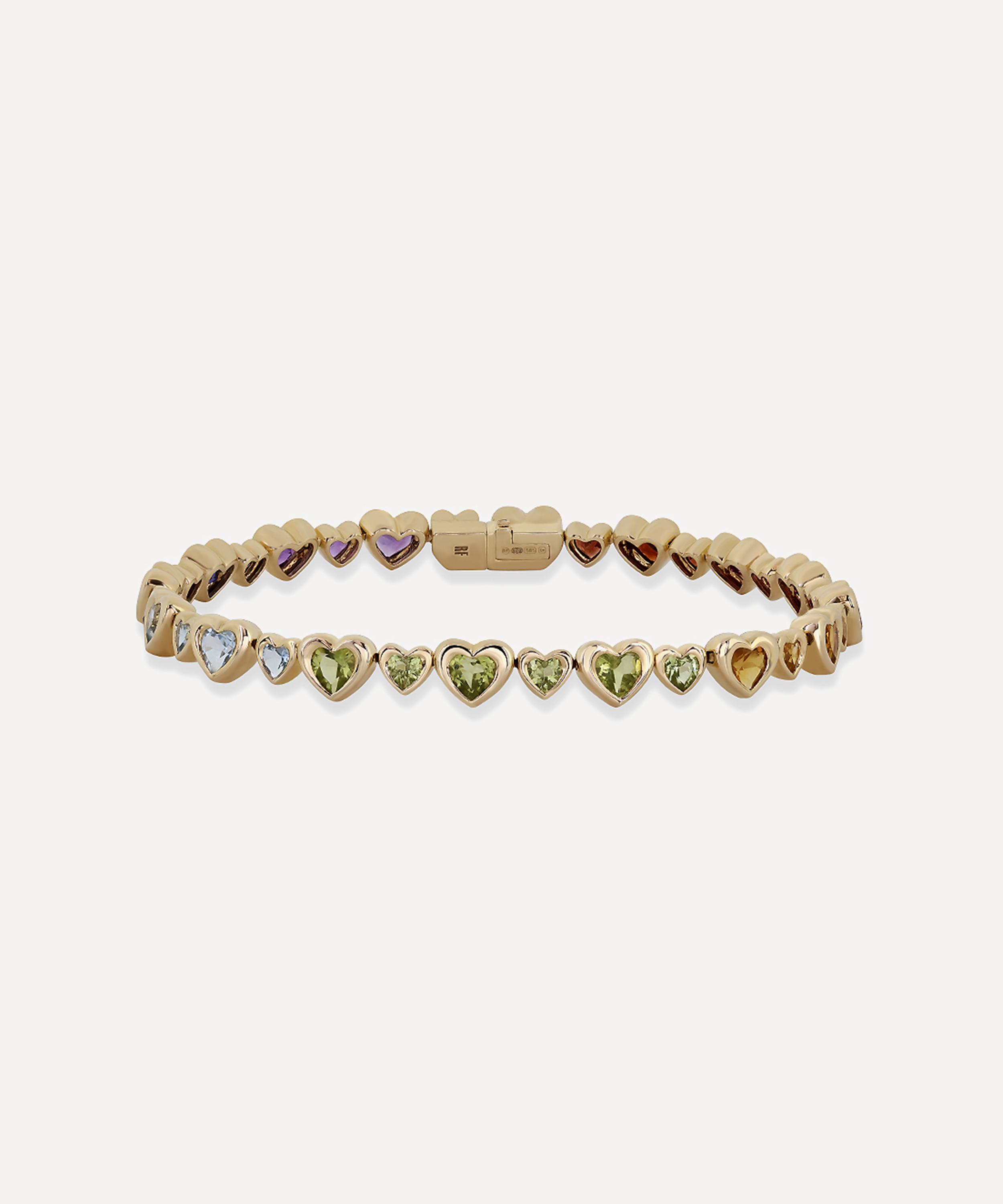 Roxanne First - 14ct Gold Mini Heart 2 Heart Bracelet