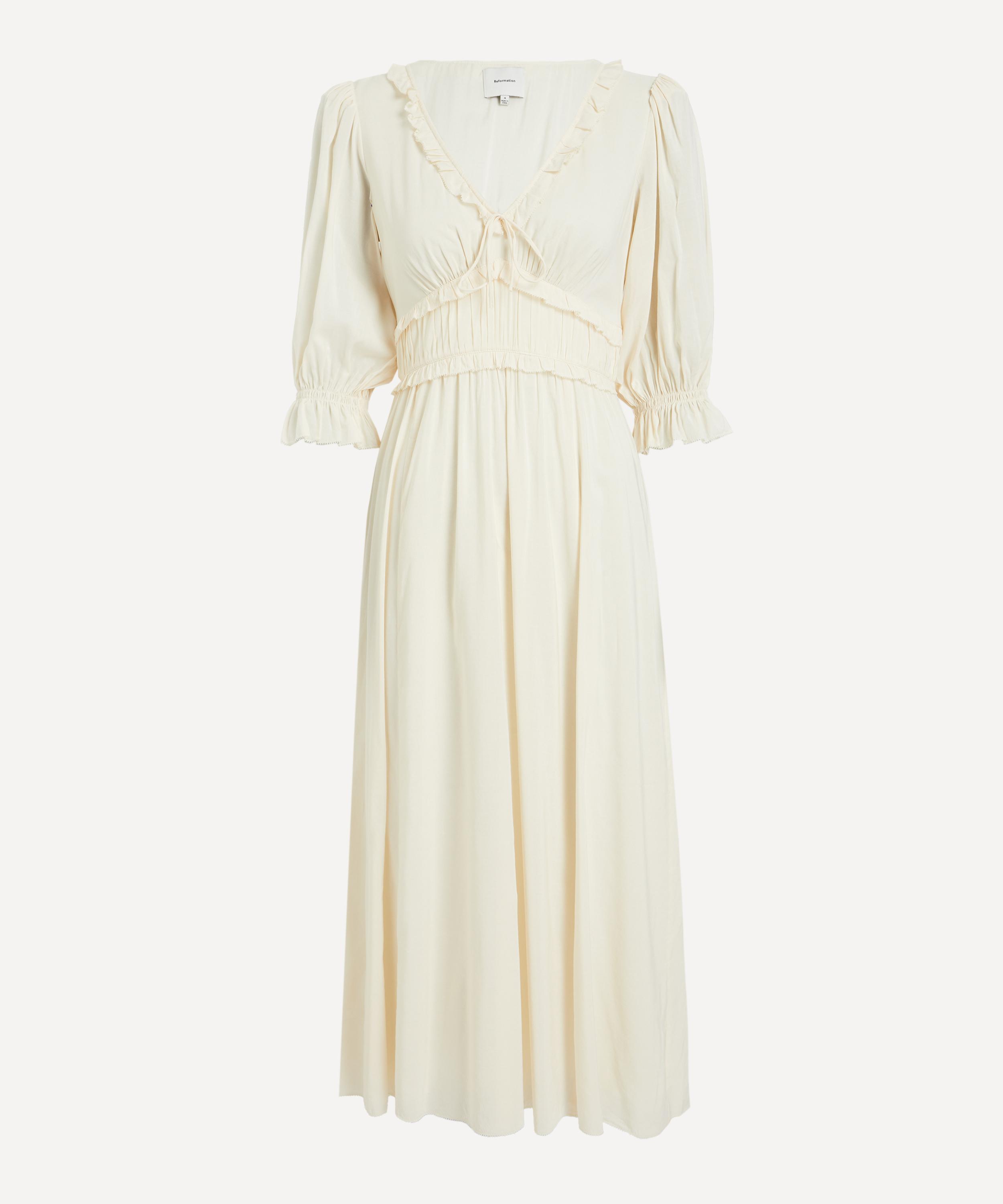 Reformation - Mireille Cream Midi Dress