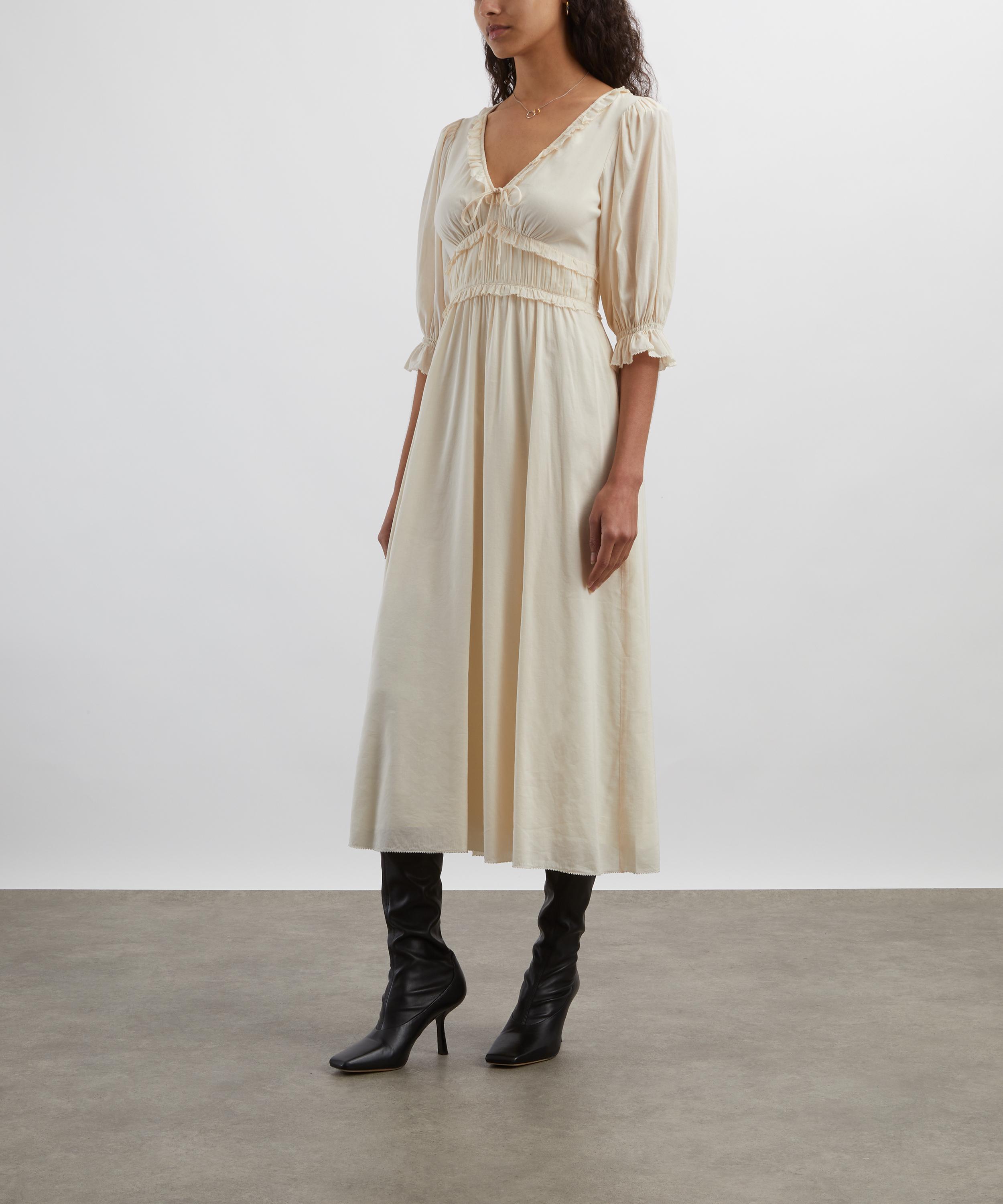 Reformation - Mireille Cream Midi Dress image number 2