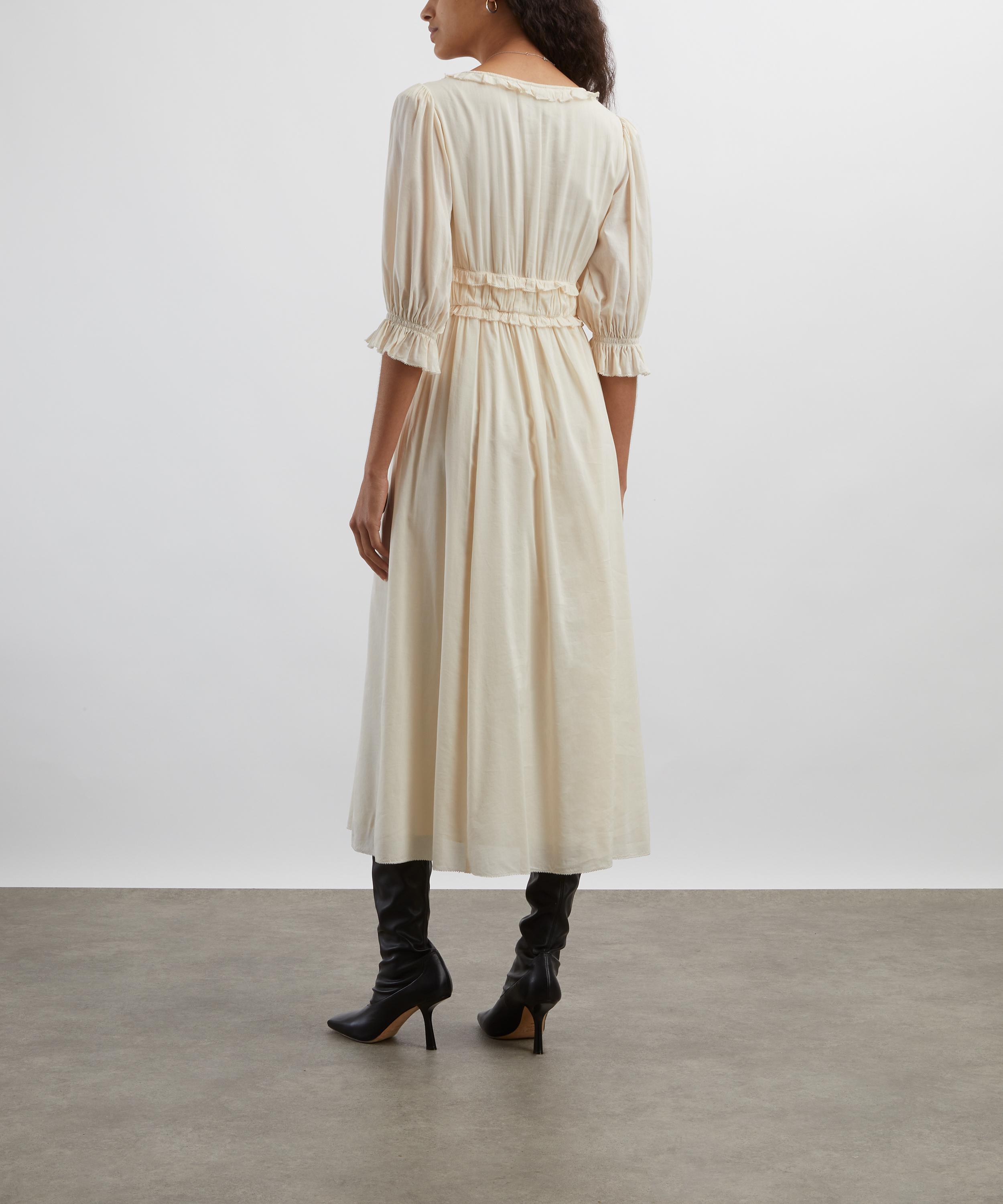 Reformation - Mireille Cream Midi Dress image number 3