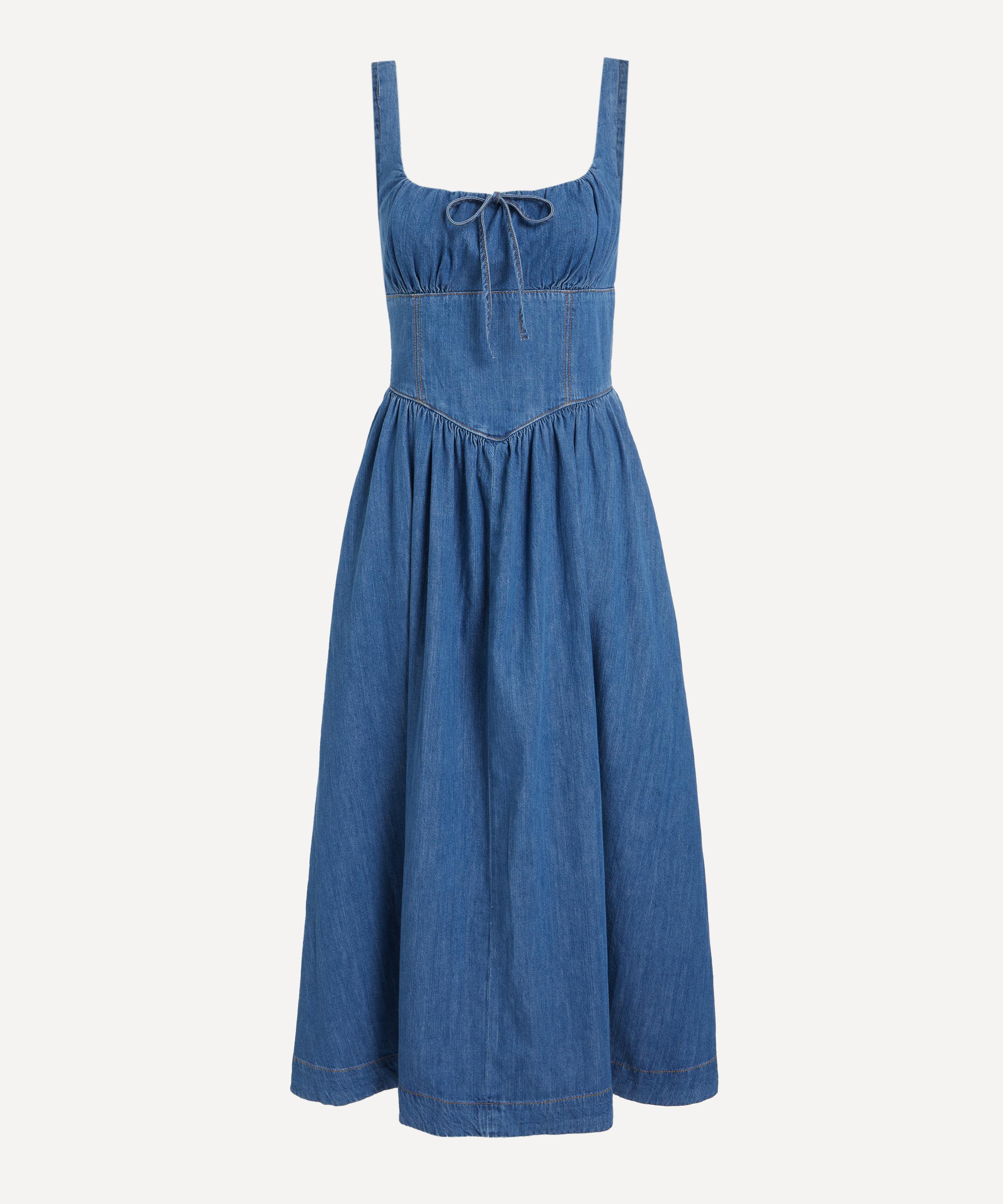 Reformation - Balia Denim Midi Dress