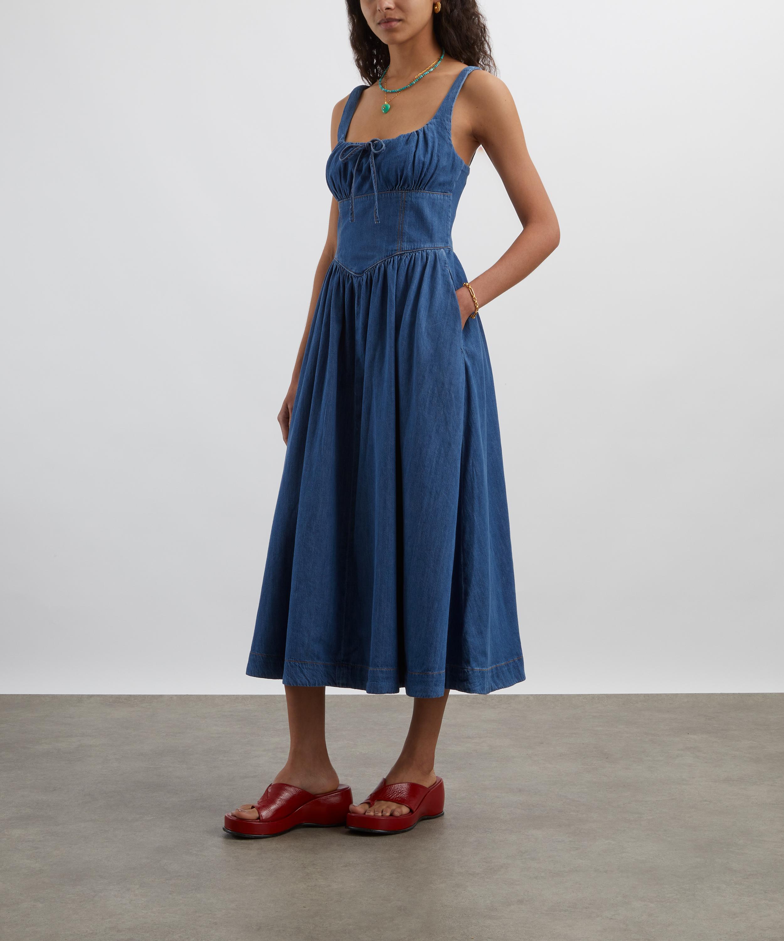 Reformation - Balia Denim Midi Dress image number 1