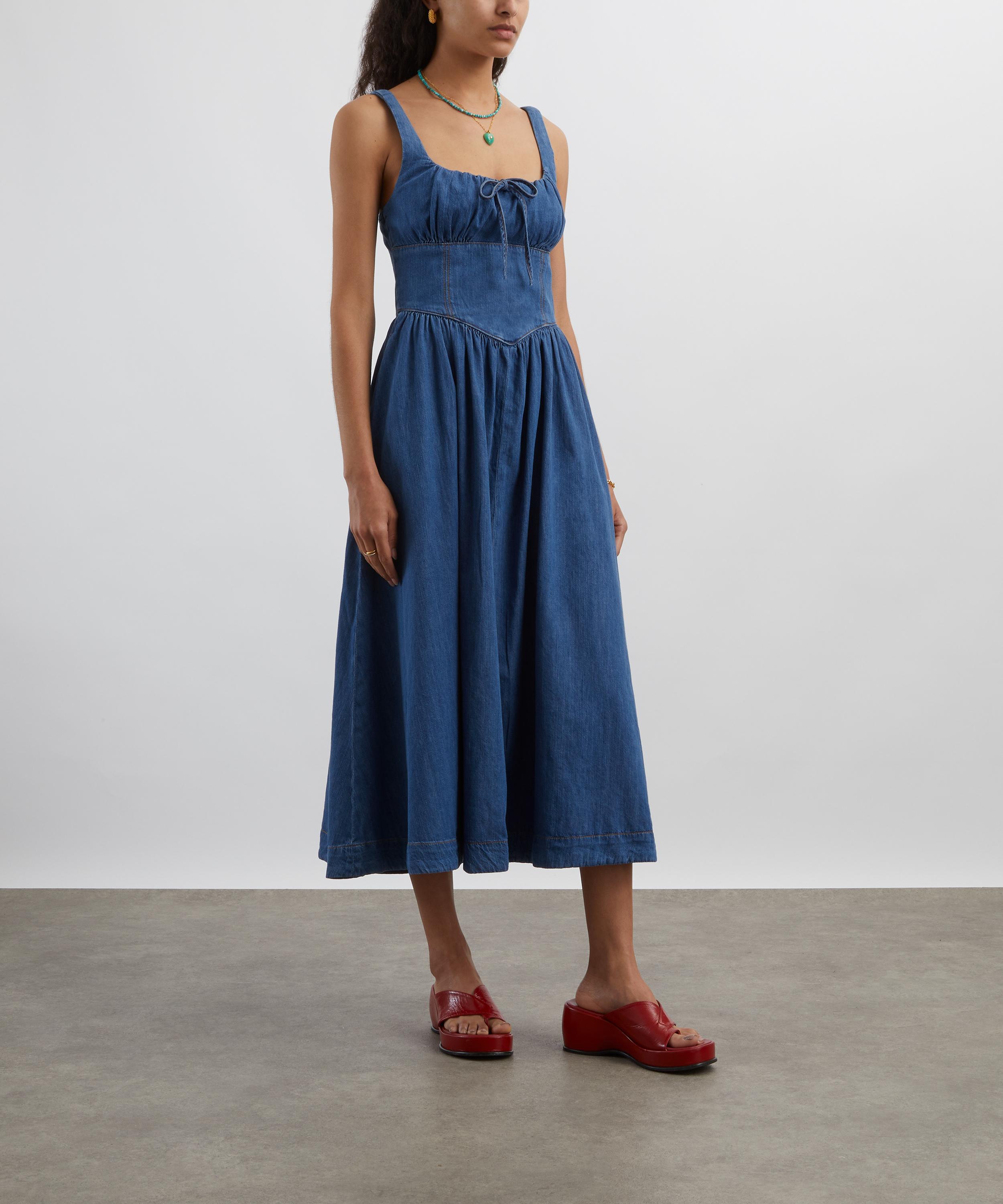 Reformation - Balia Denim Midi Dress image number 2