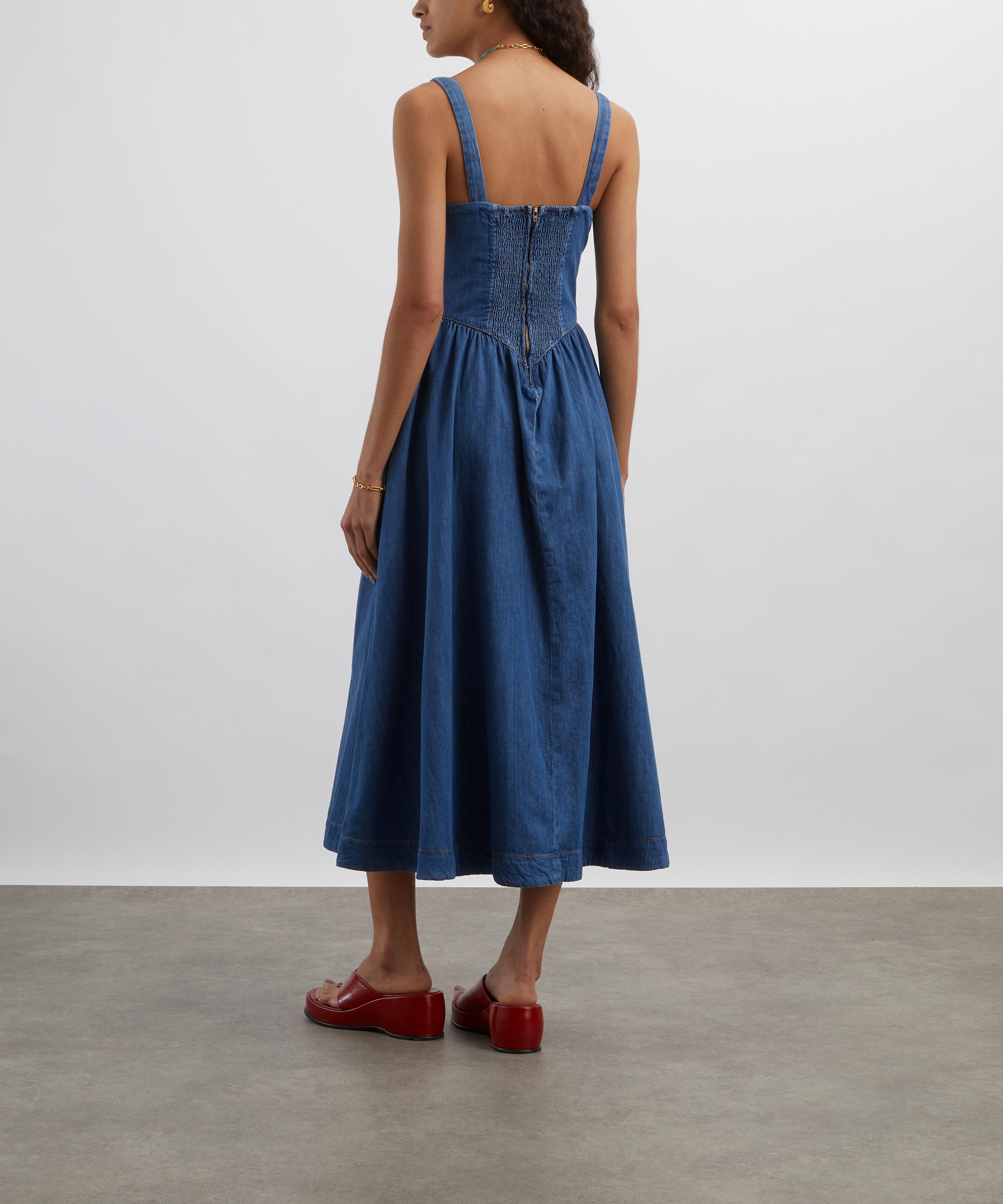 Reformation - Balia Denim Midi Dress image number 3