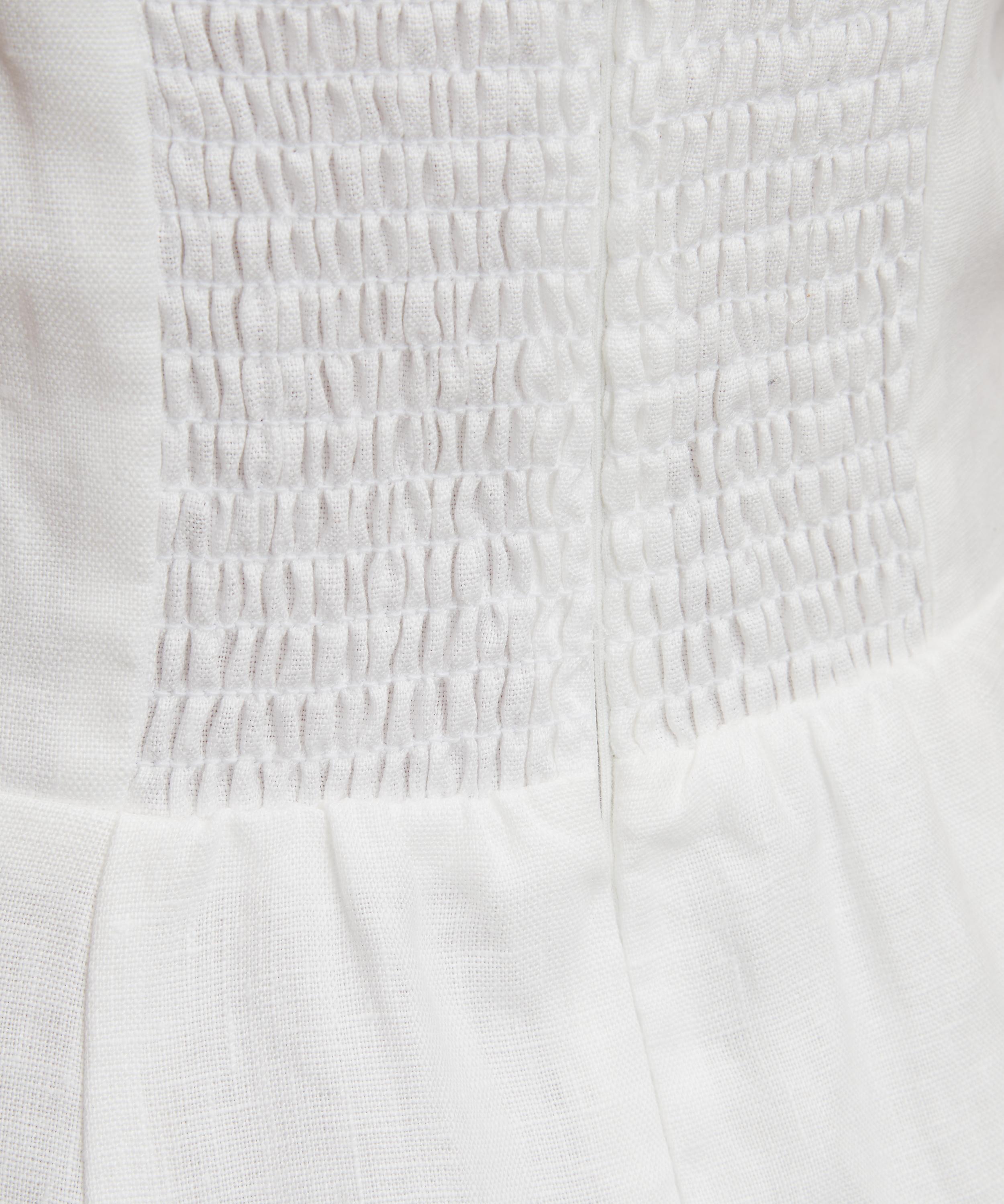 Reformation - Tala White Linen Dress image number 4