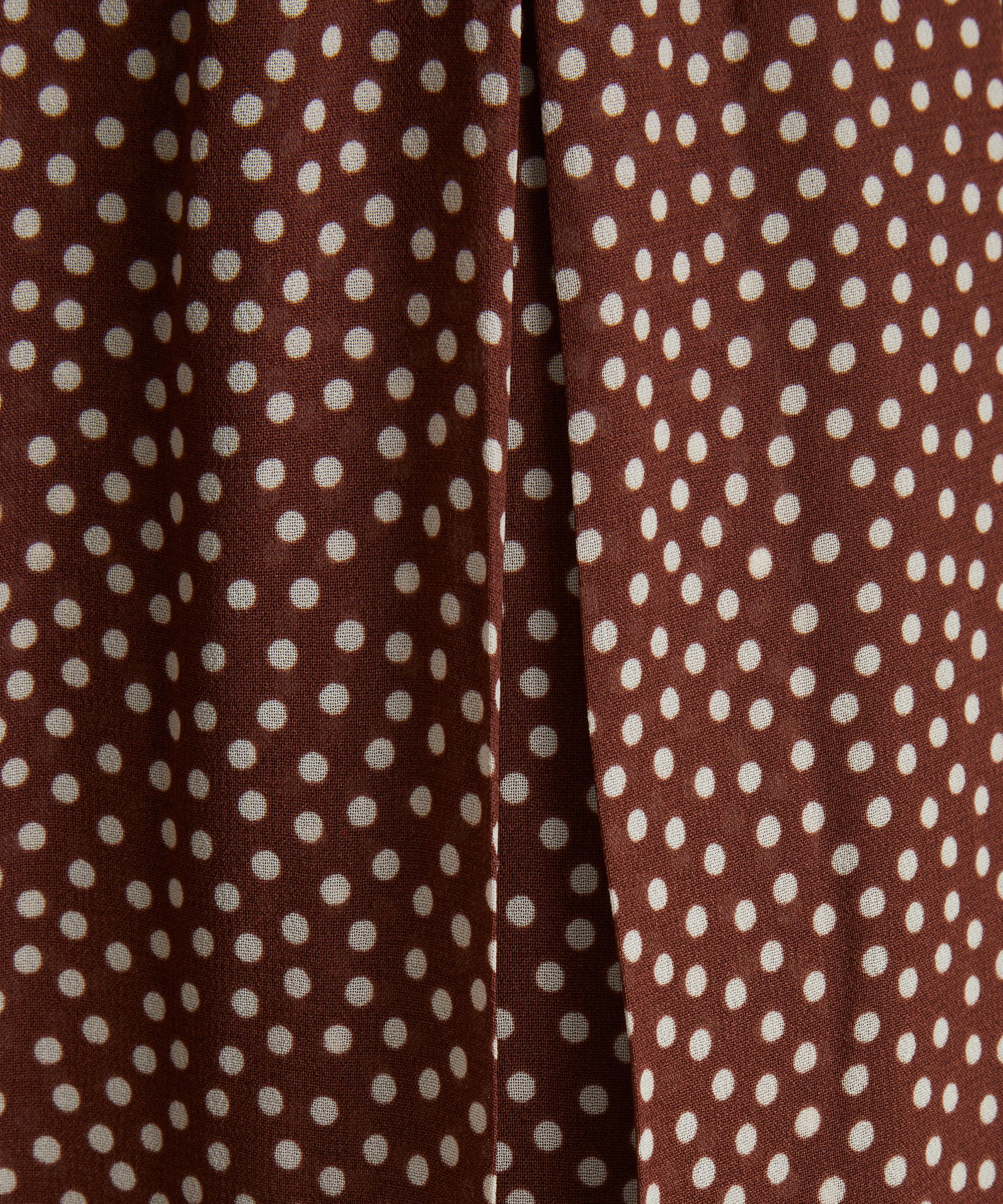 Reformation - Annelise Choco Dot Mini Dress image number 4