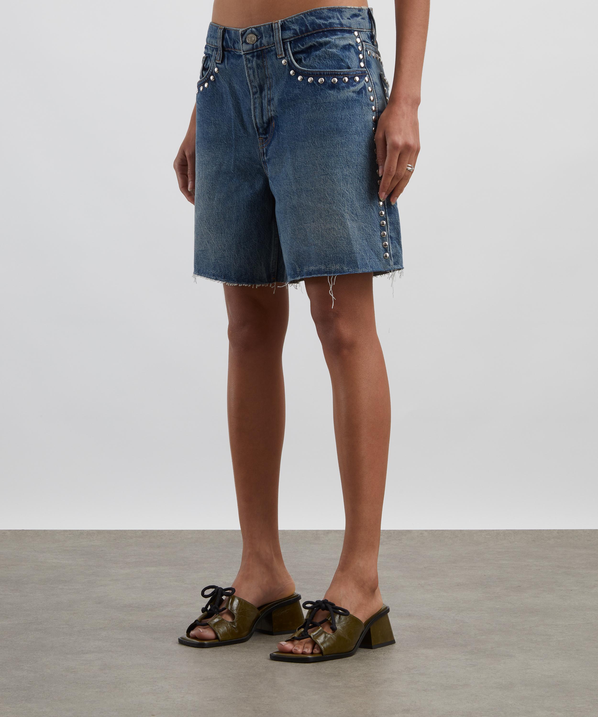 Reformation - Raye Mid-Rise 6” Relaxed Jean Shorts  image number 2