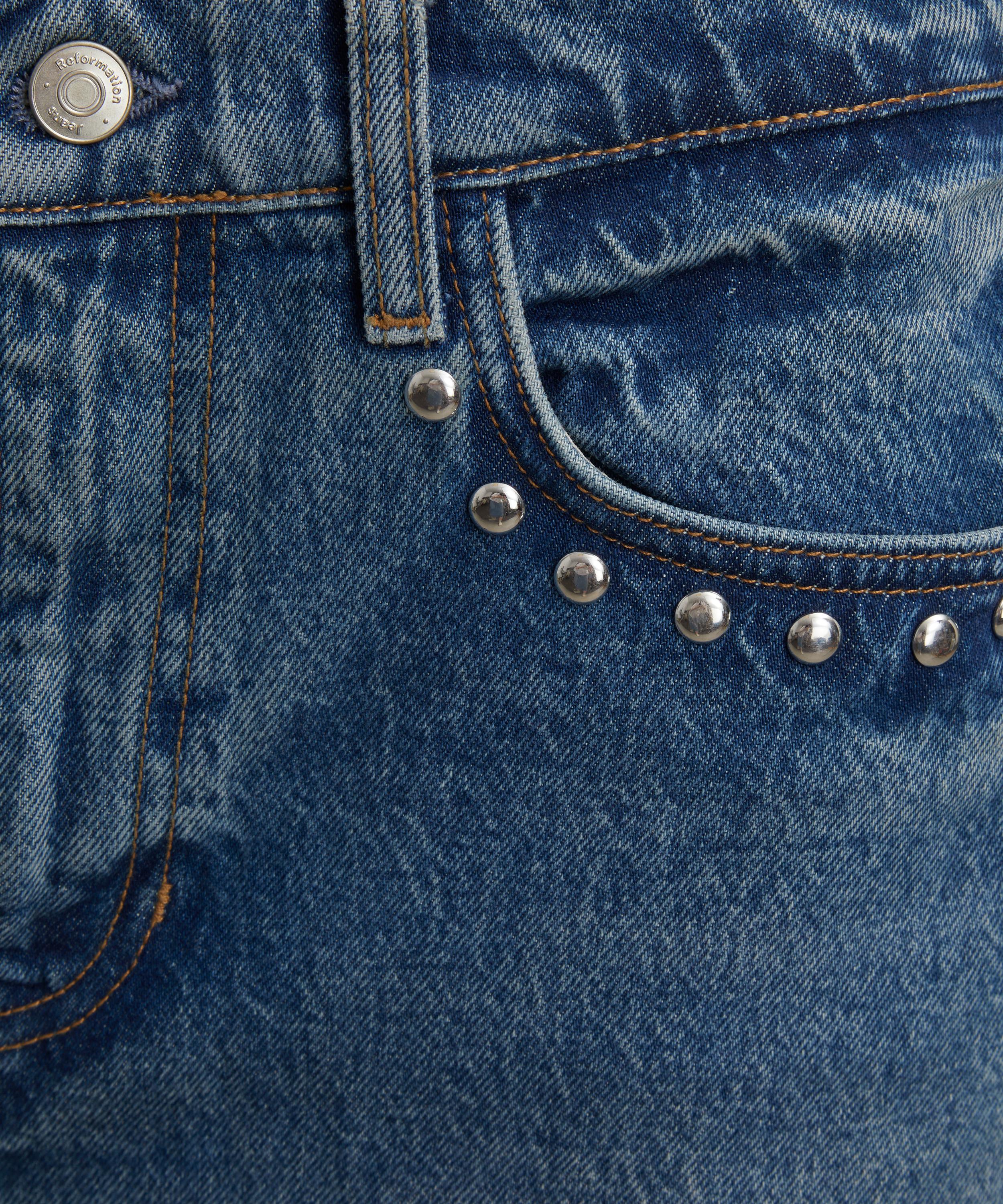 Reformation - Raye Mid-Rise 6” Relaxed Jean Shorts  image number 4