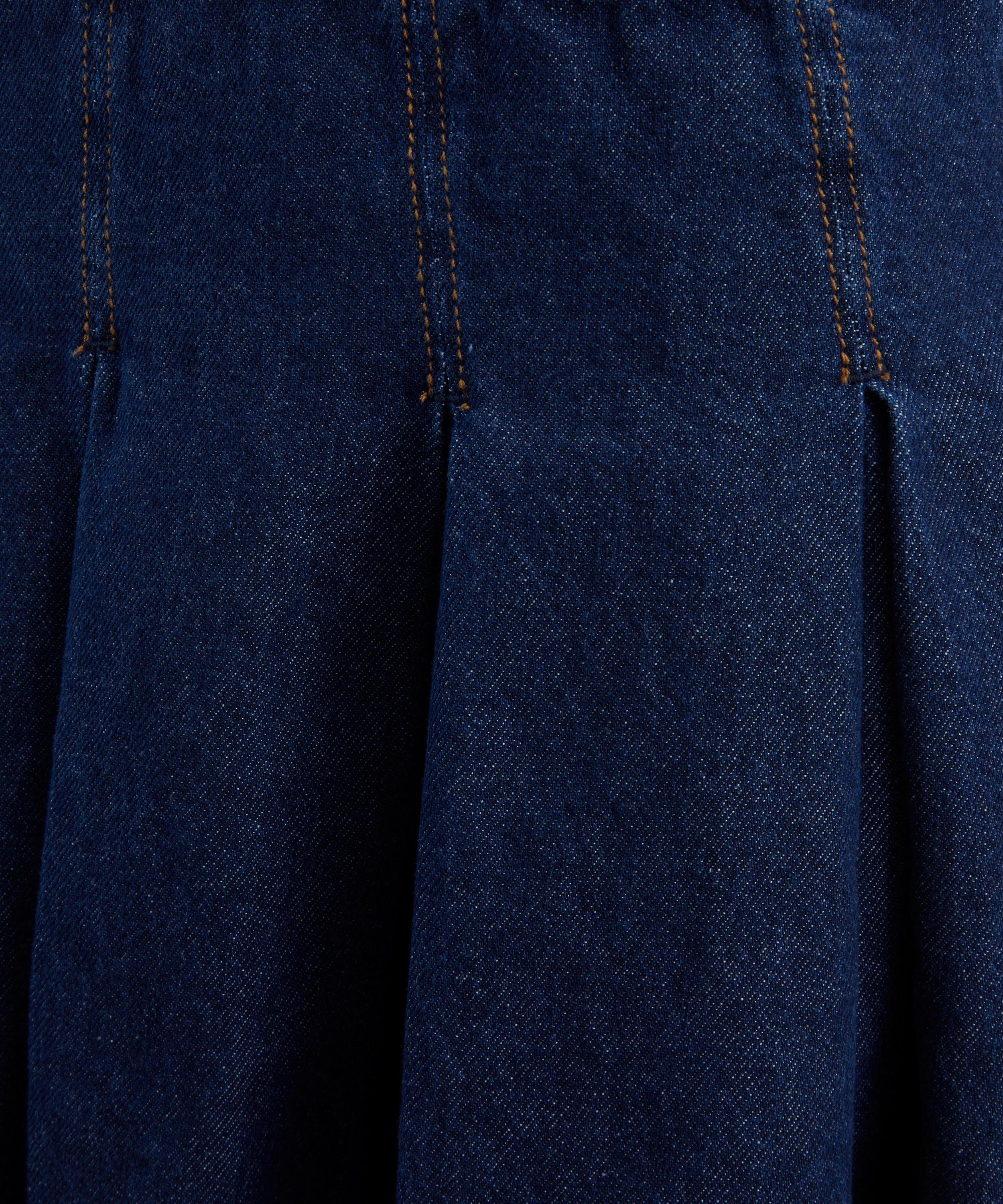 Reformation - Arella Denim Pleated Mini Dress image number 4