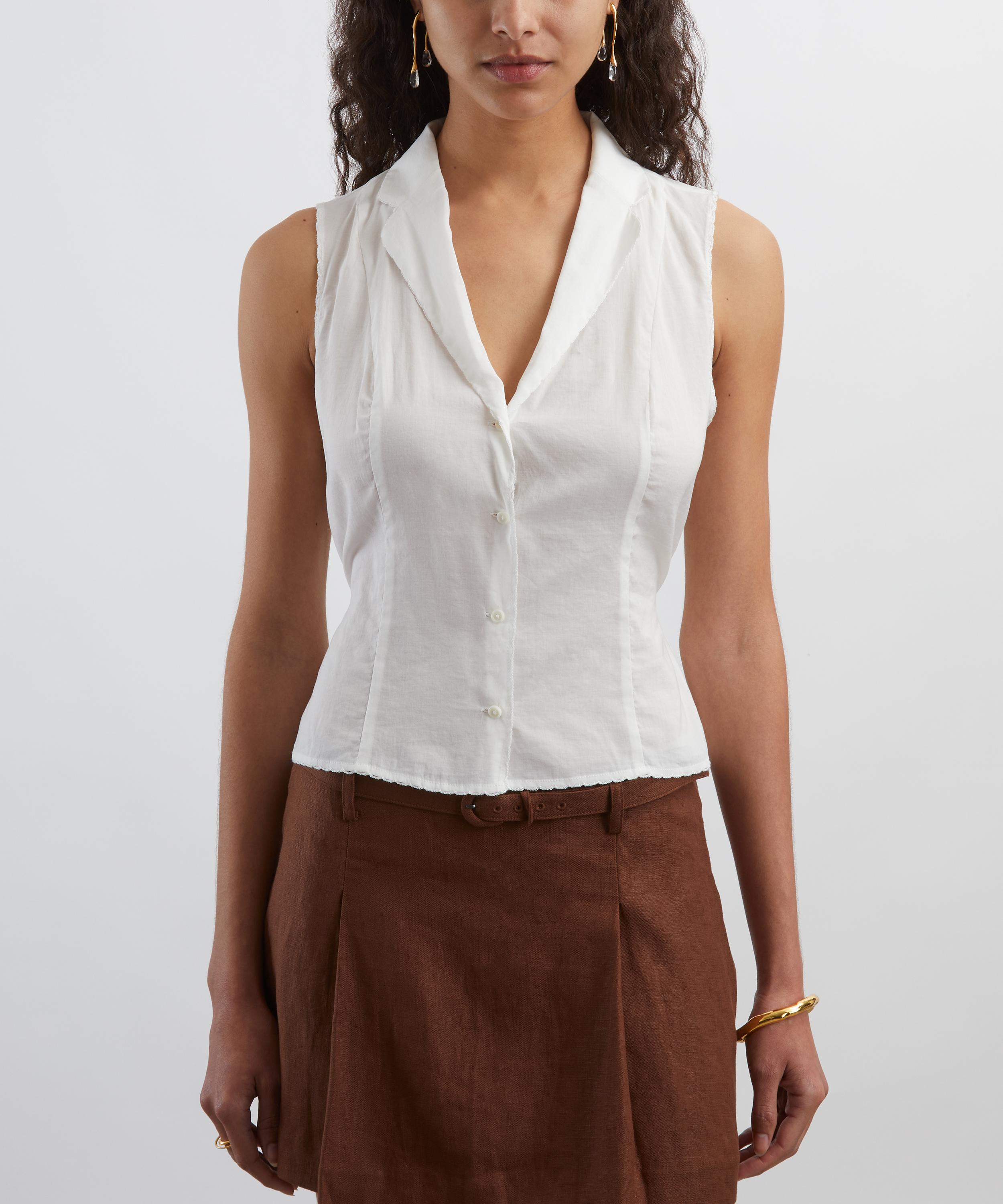 Reformation - Kady Collared Top image number 2