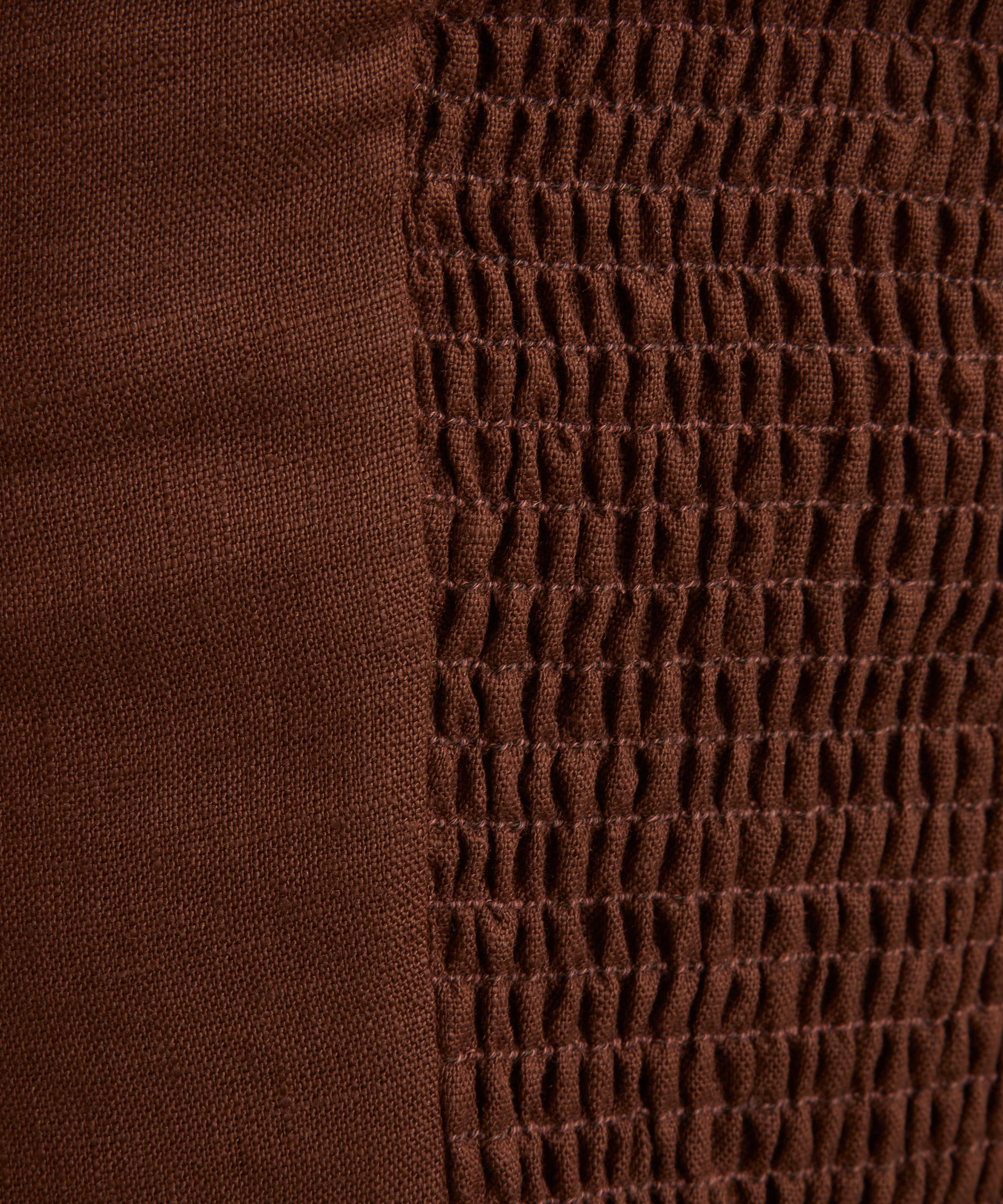 Reformation - Darci Chocolate Cake Linen Top image number 4
