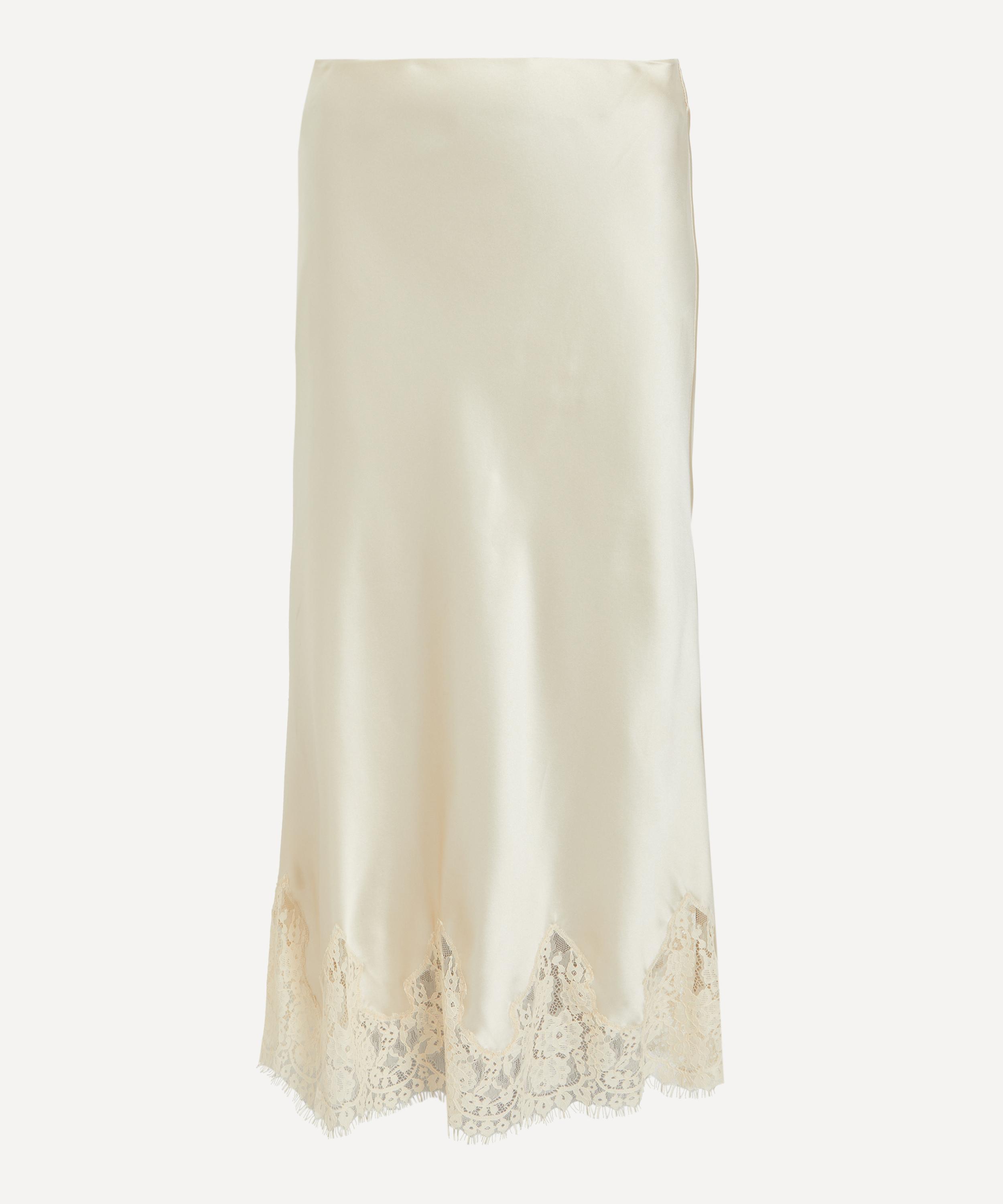 Reformation - Carolina Silk Lace Skirt image number 0