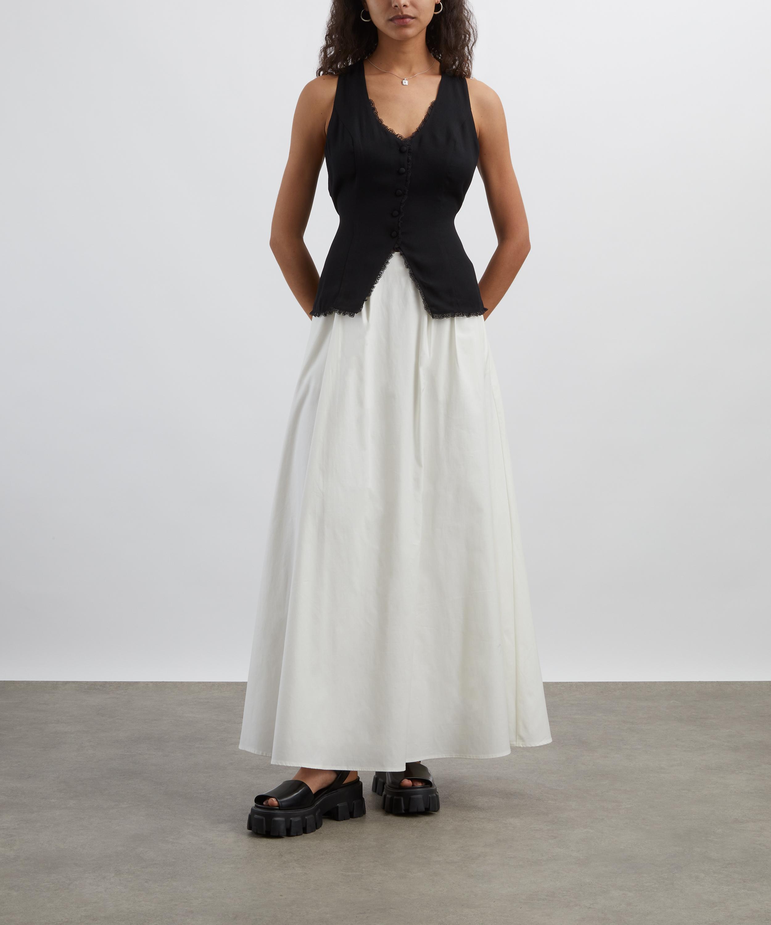 Reformation - Skylar Black Button-Up Top image number 1