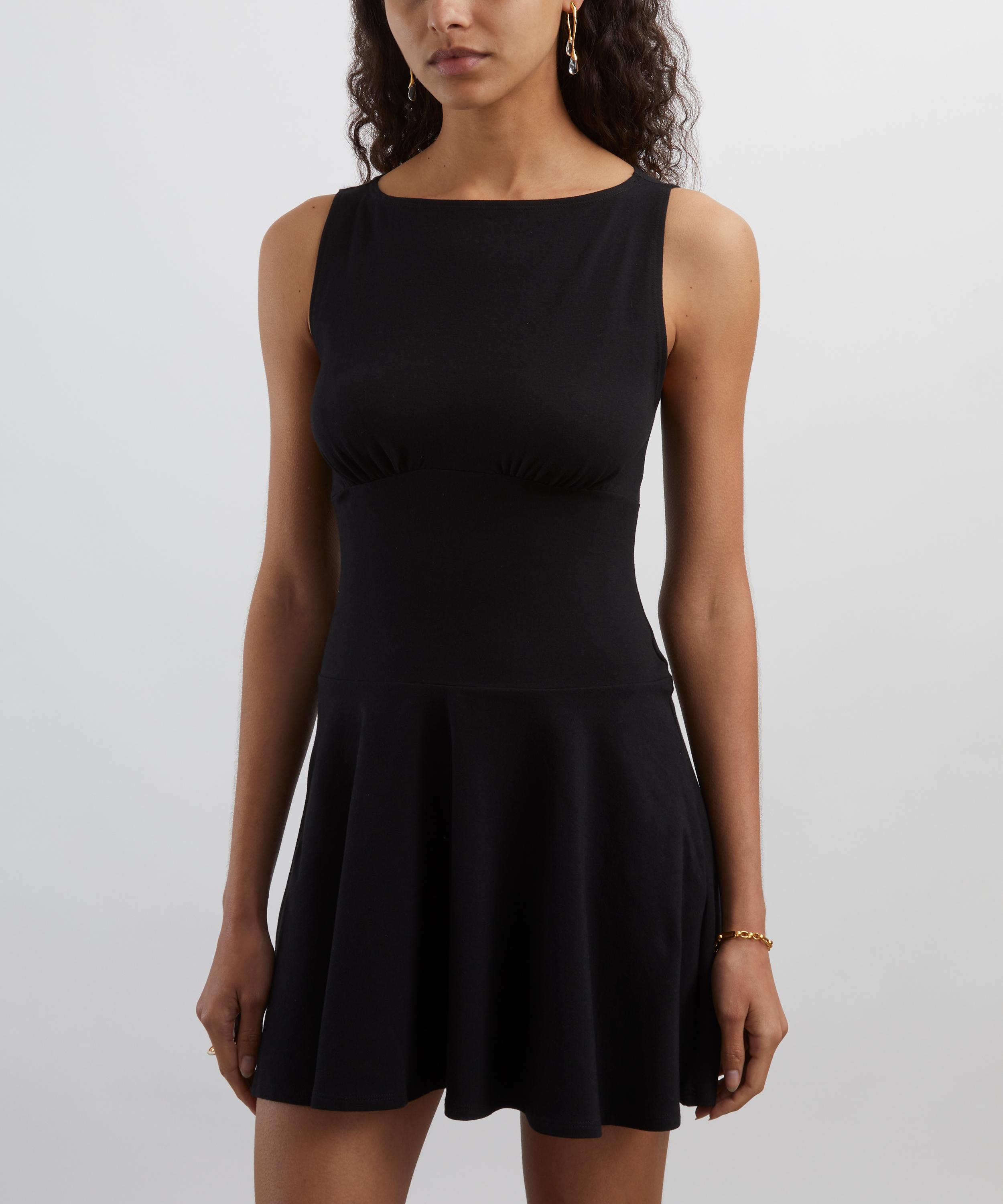 Reformation - Mauve Black Knit Mini Dress image number 2