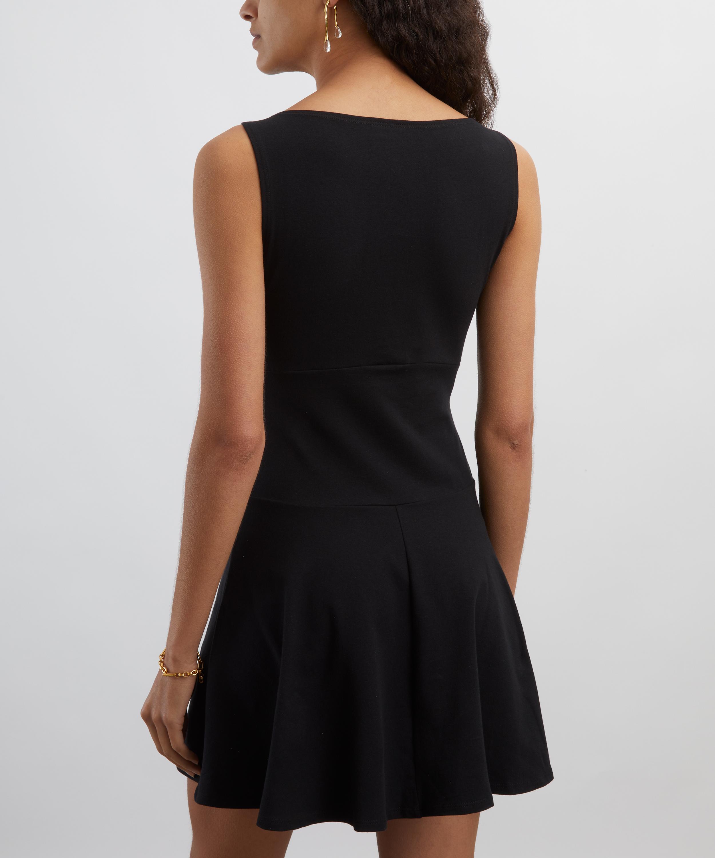 Reformation - Mauve Black Knit Mini Dress image number 3