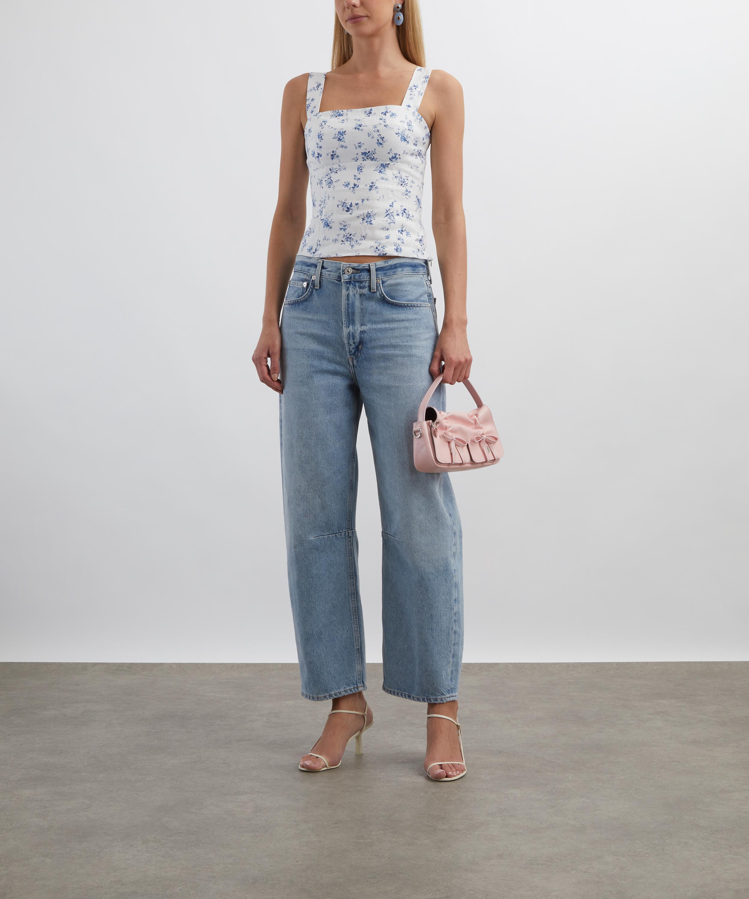 Reformation - Darci Orlaya Floral Linen Top image number 1