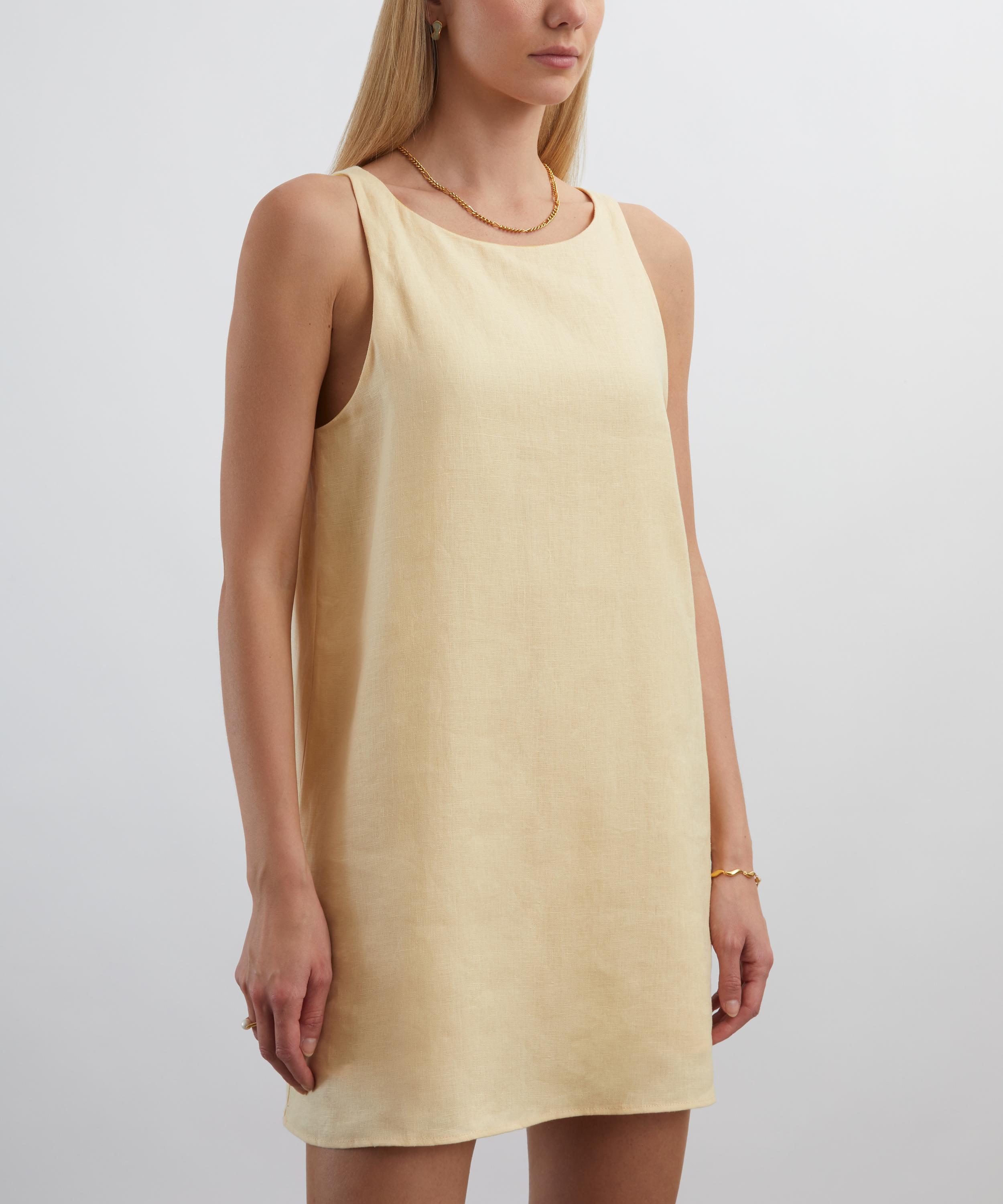 Reformation - Jessi Parmesan Linen Mini Dress image number 2