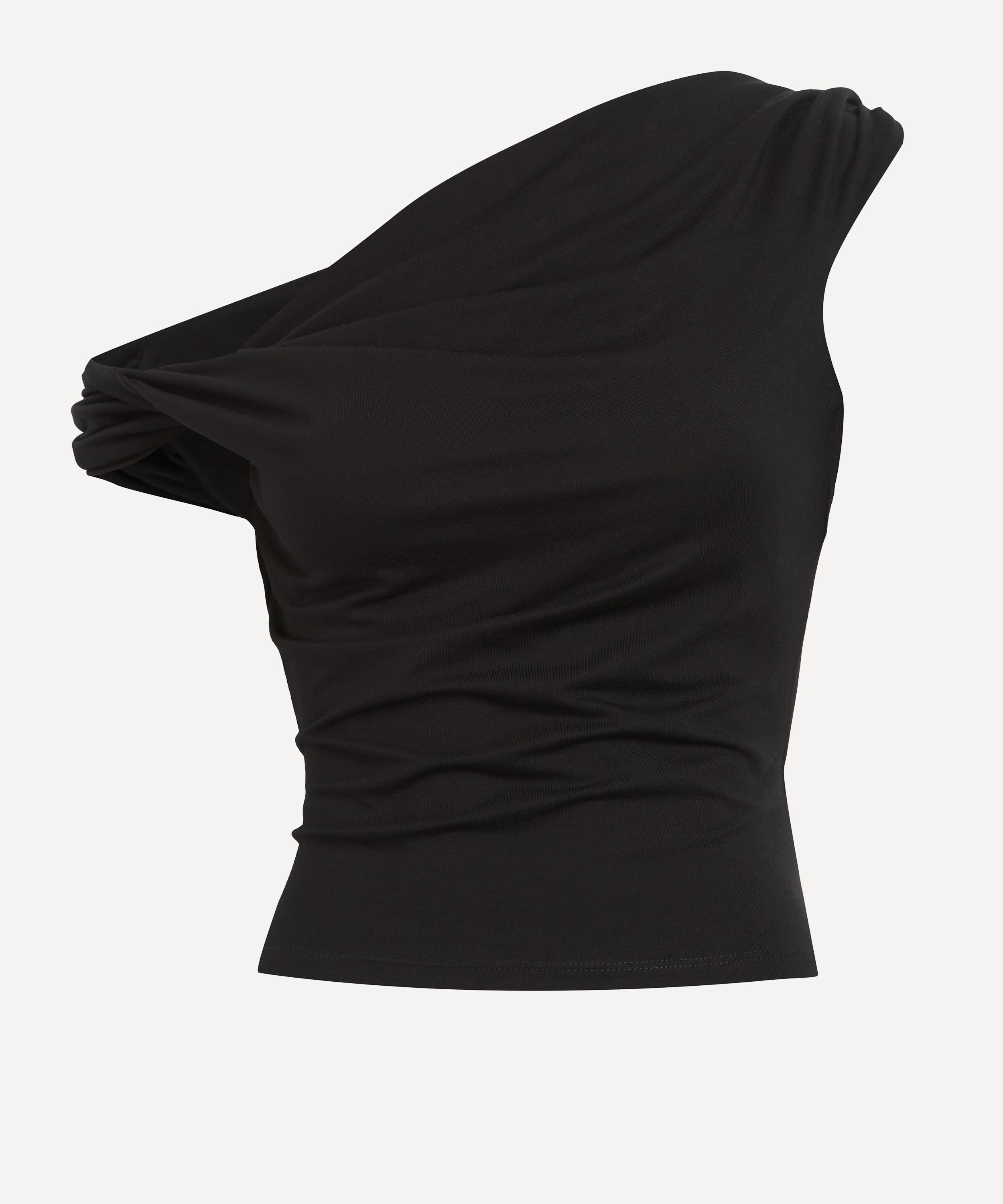 Reformation - Cello Black Knit Top image number 0