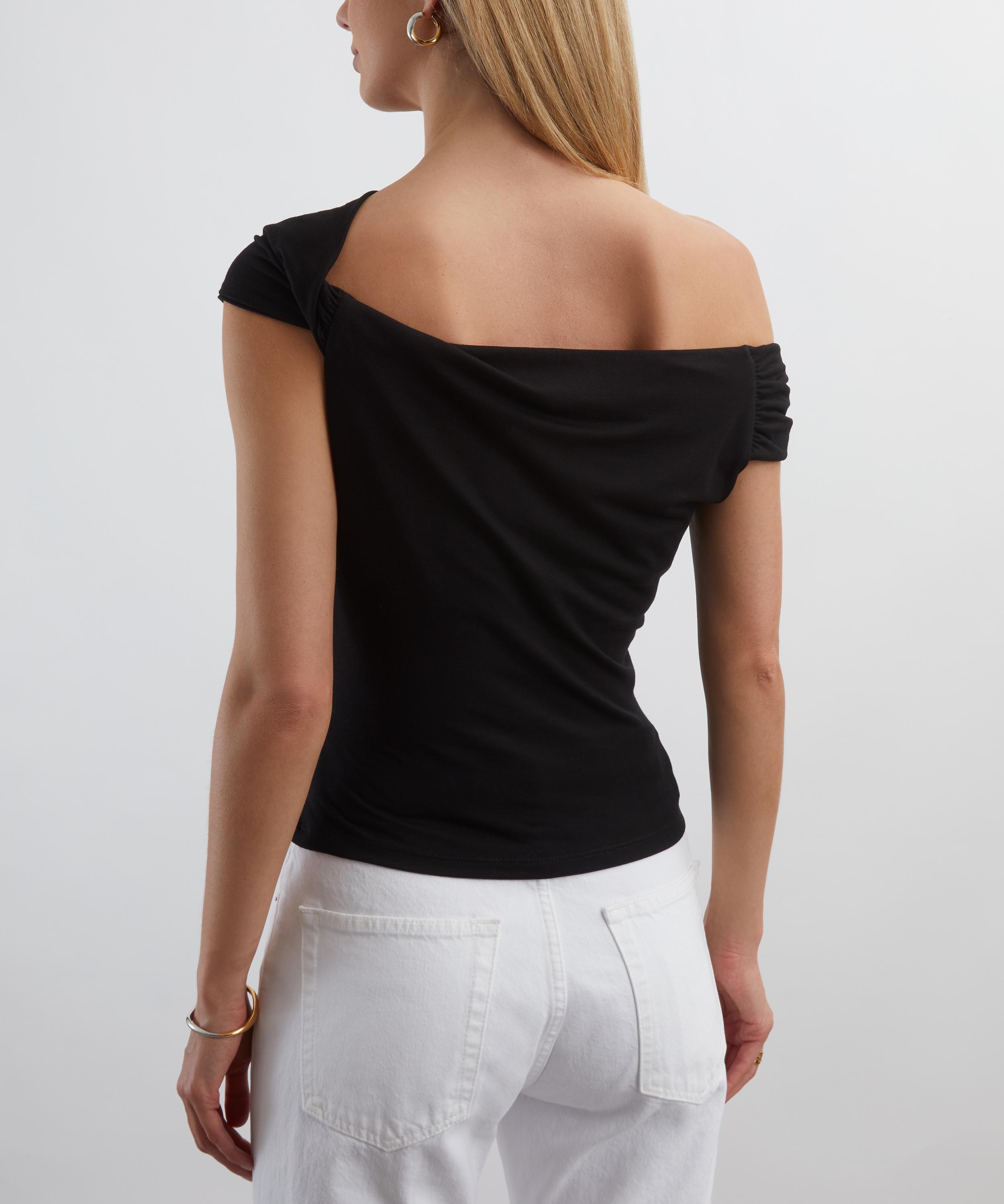 Reformation - Cello Black Knit Top image number 3