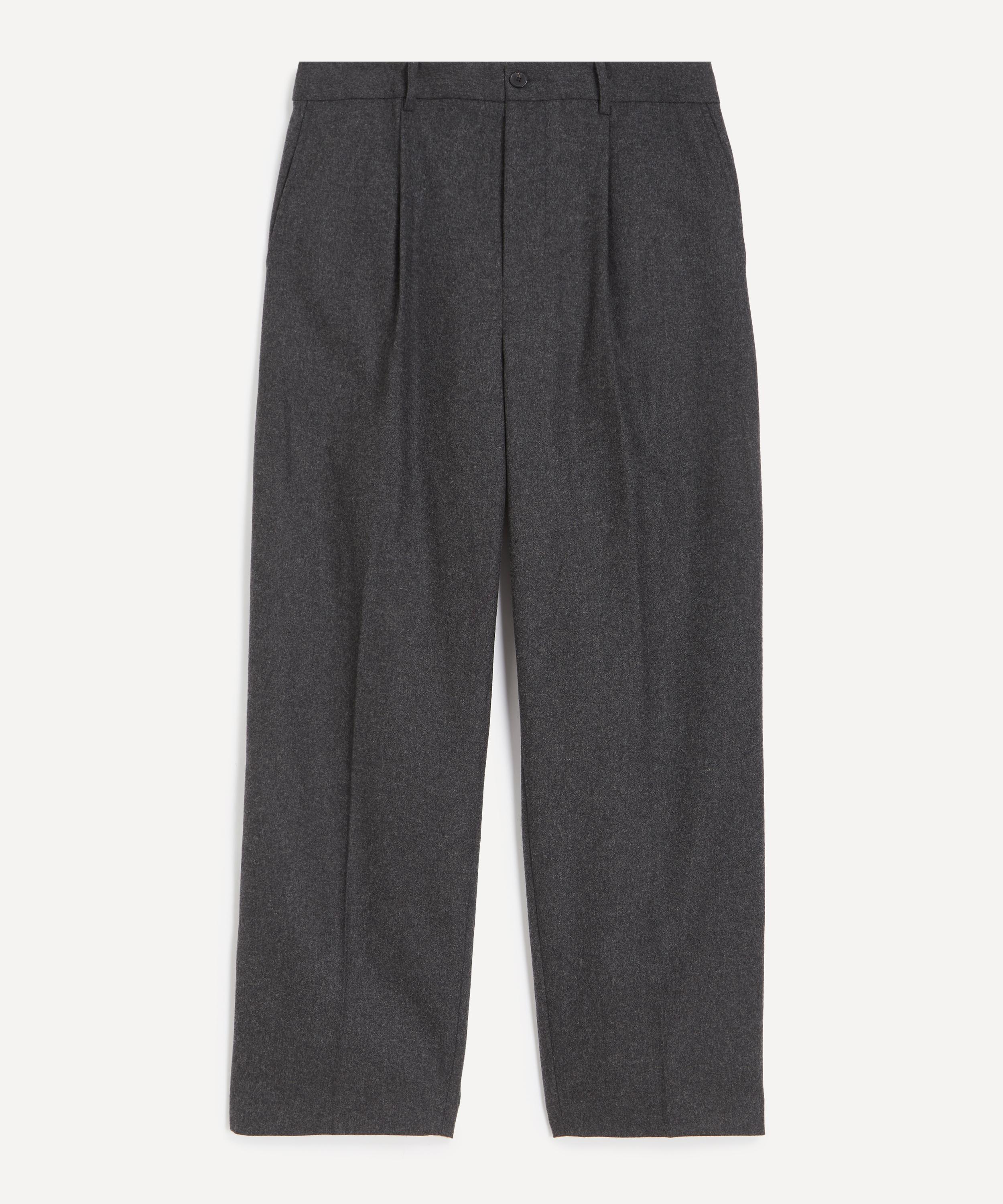 Frame - Grey Melange Wool Trousers image number 0