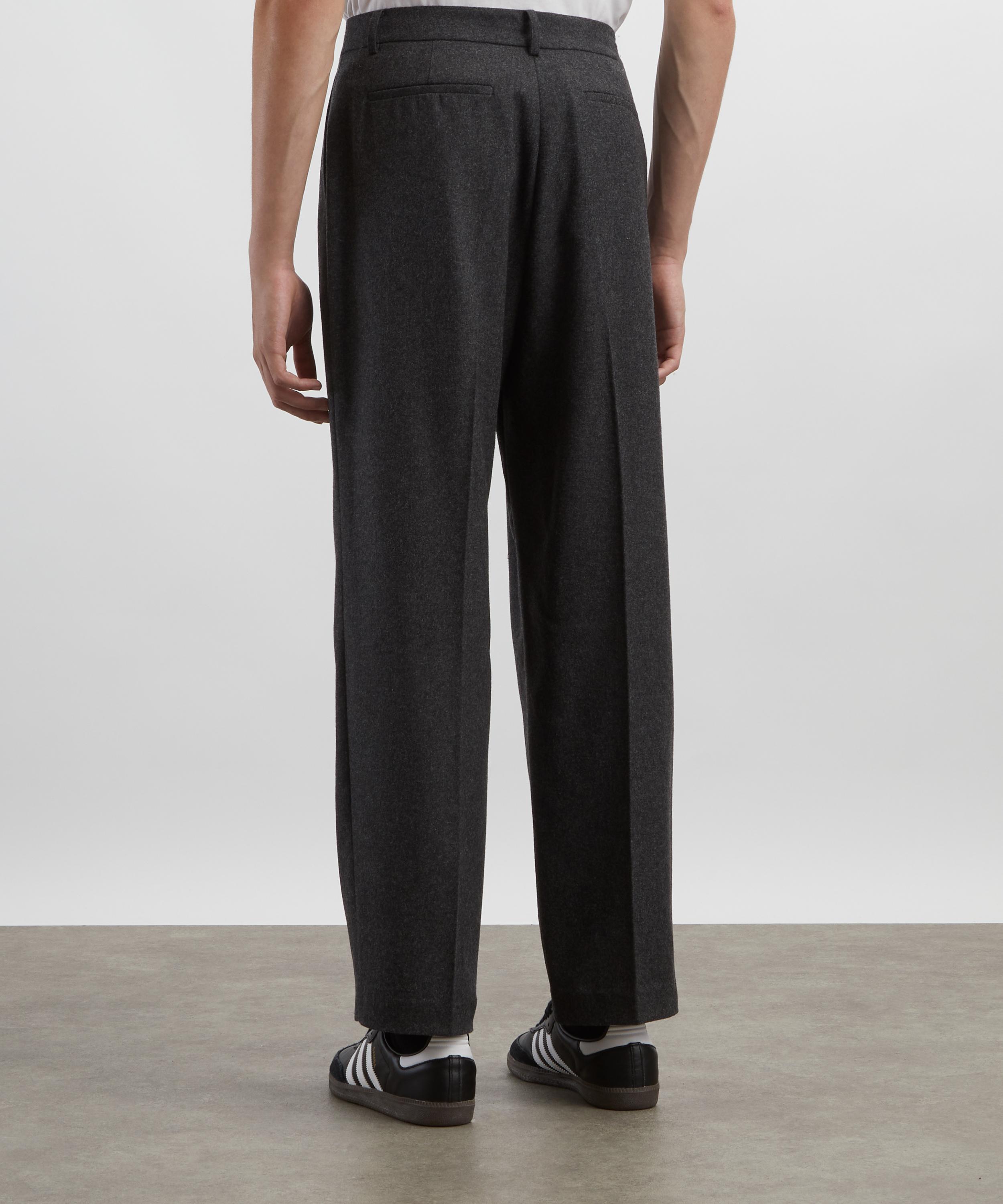 Frame - Grey Melange Wool Trousers image number 3