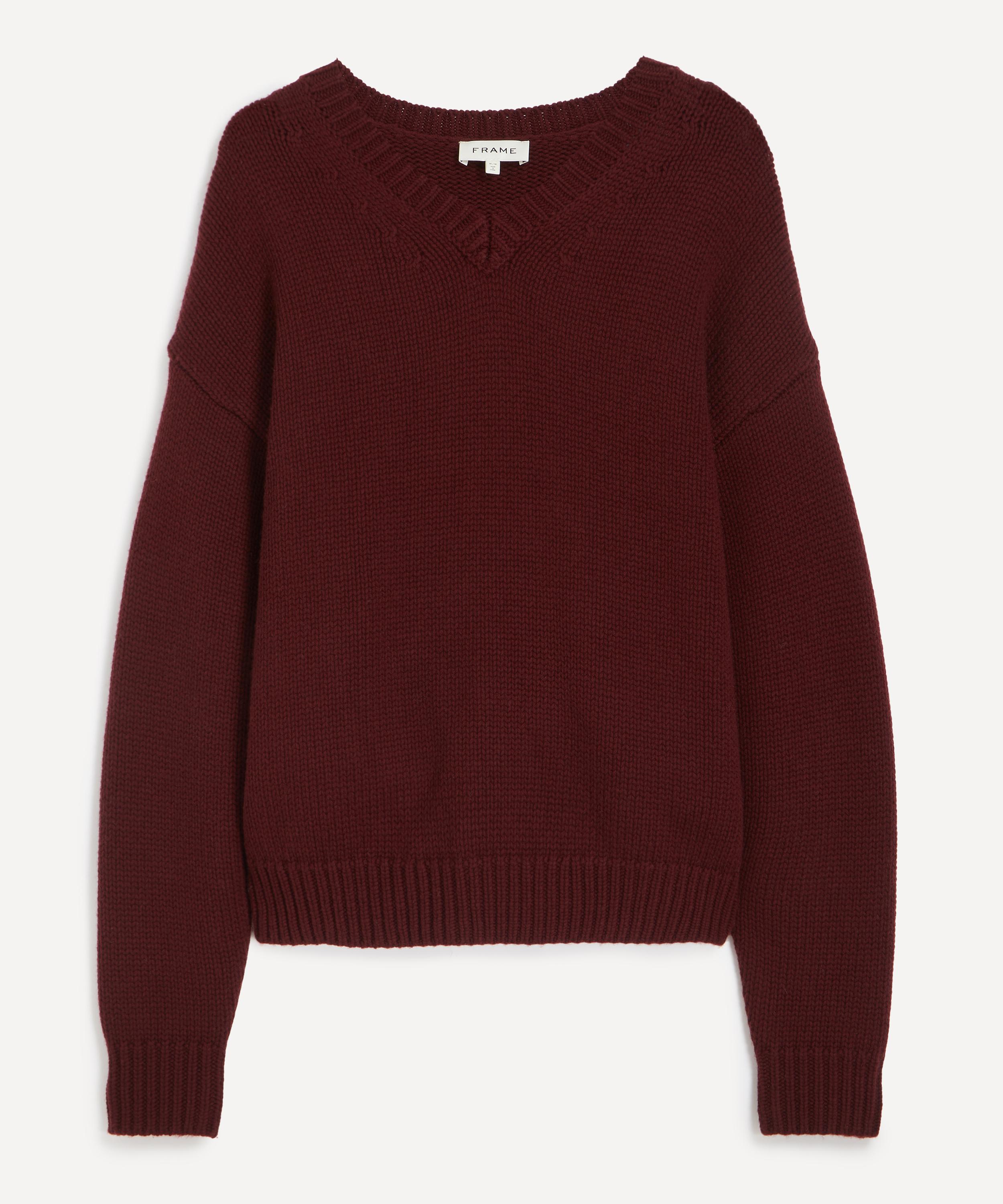 Frame - Burgundy Oversized Jumper image number 0