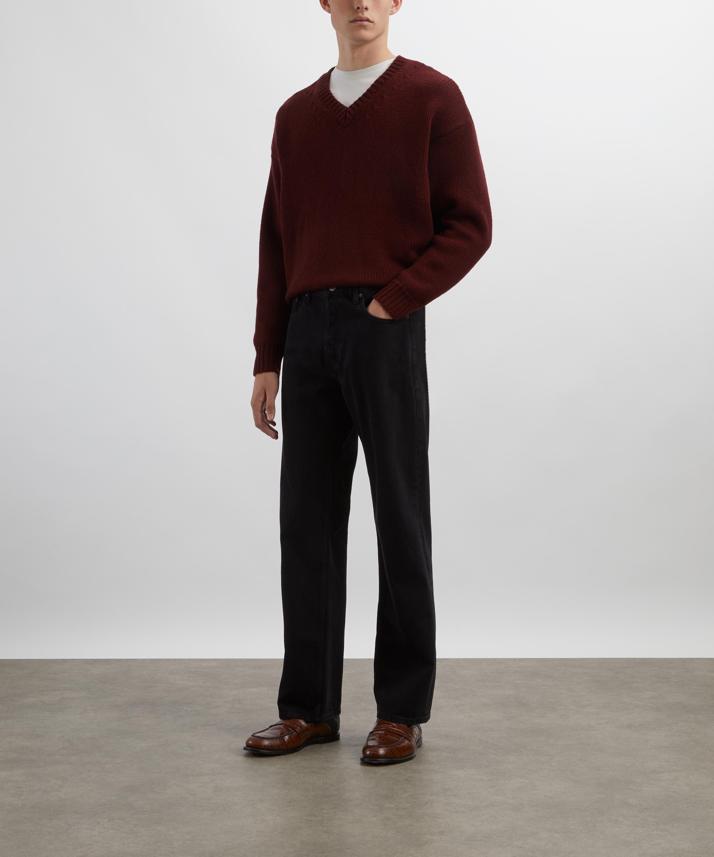 Frame - Burgundy Oversized Jumper image number 1