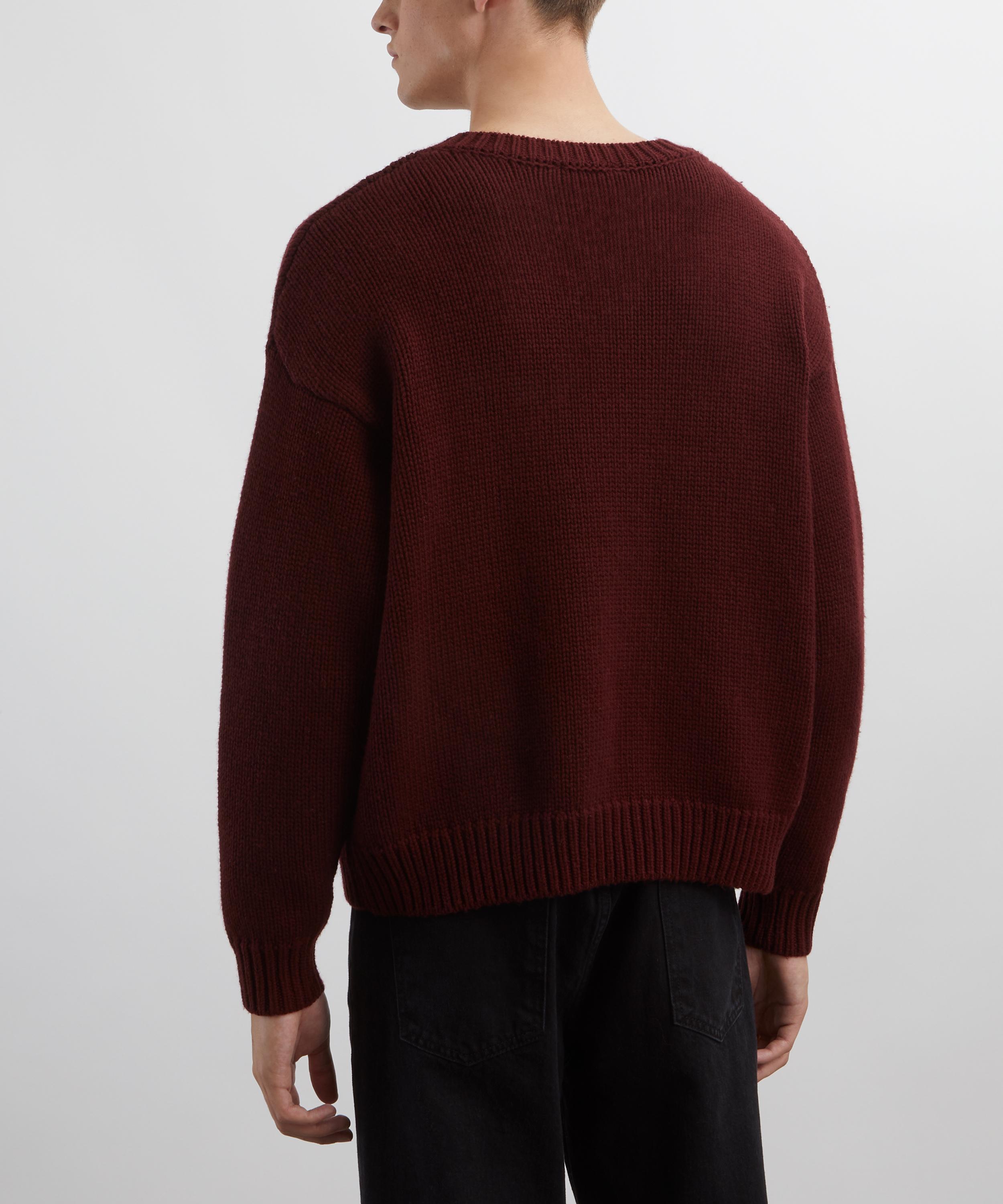 Frame - Burgundy Oversized Jumper image number 3