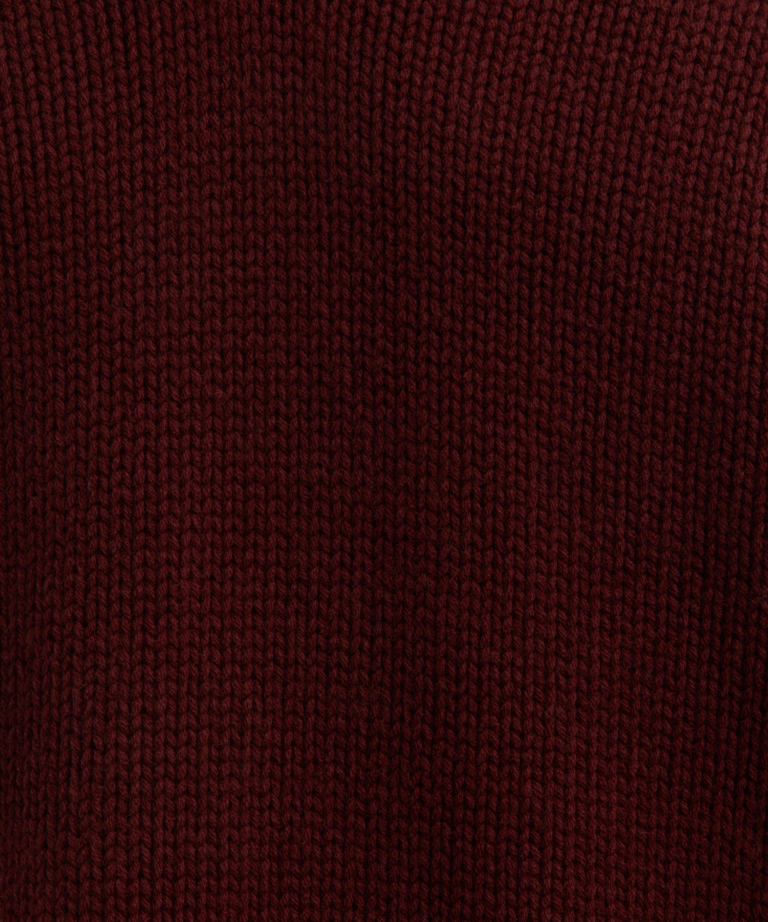 Frame - Burgundy Oversized Jumper image number 4