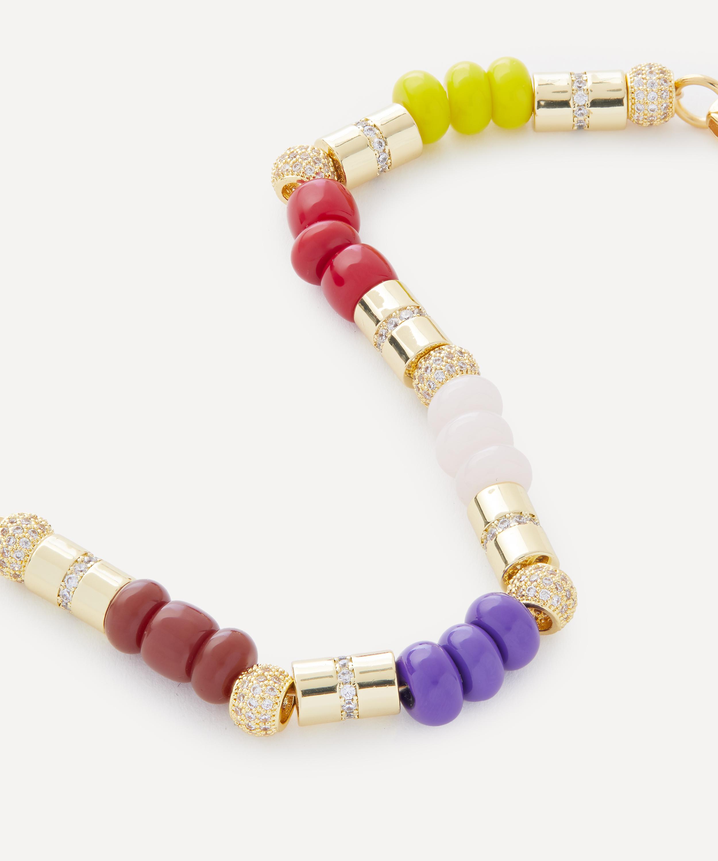 Martha Calvo - 14ct Gold-Plated Colore Bead Bracelet image number 1
