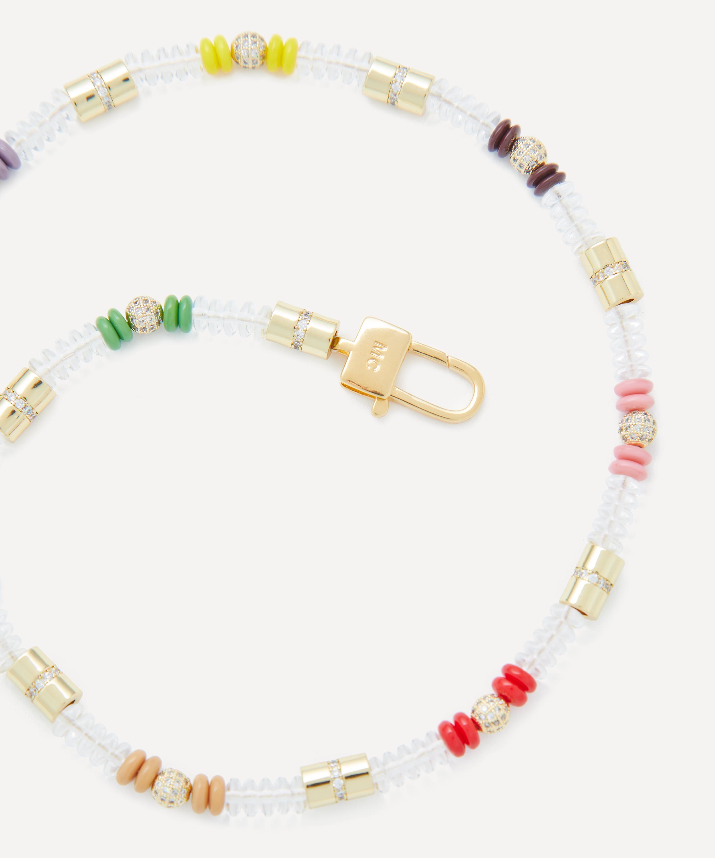 Martha Calvo - 14ct Gold-Plated Translucence Bead Necklace image number 1