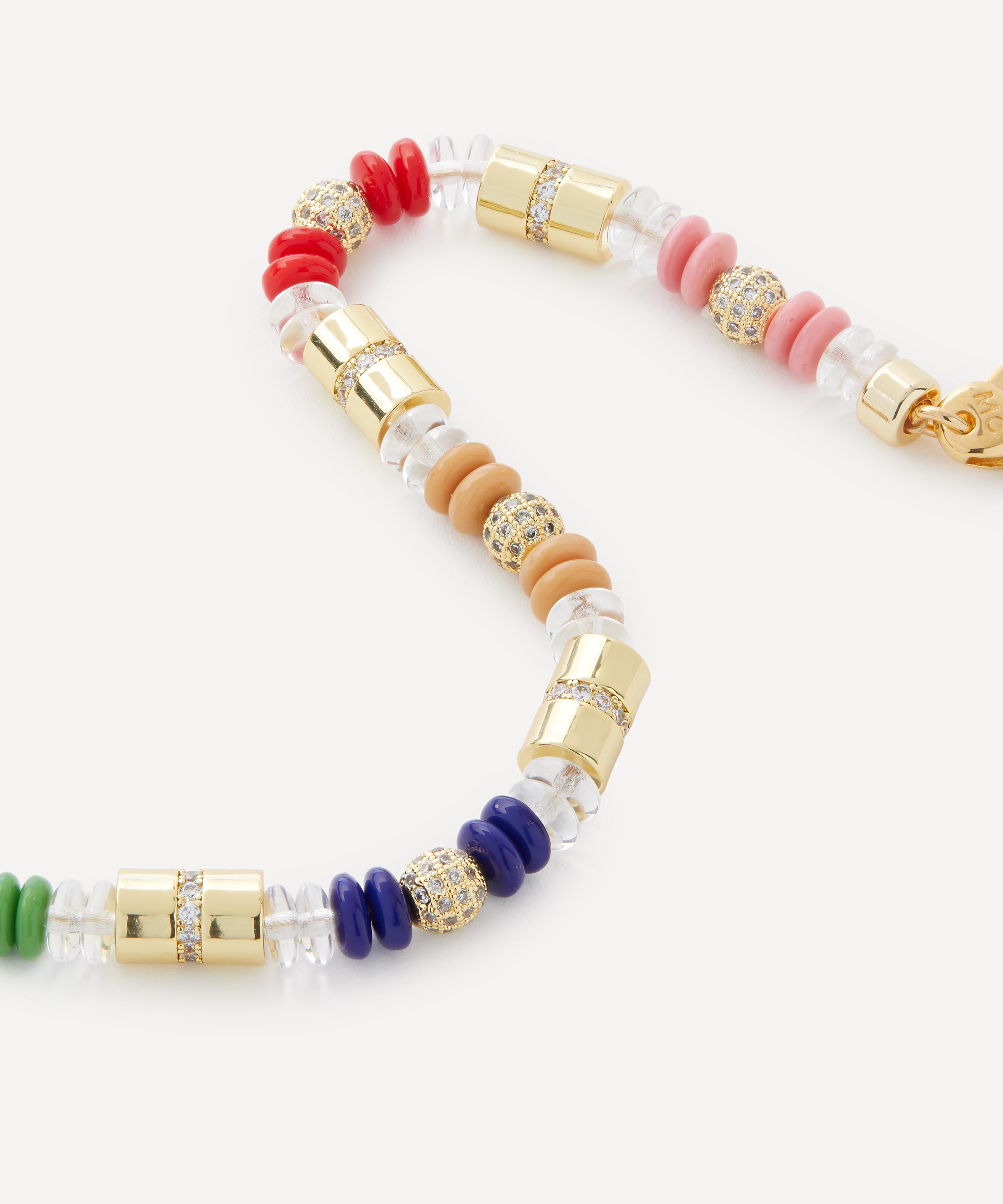 Martha Calvo - 14ct Gold-Plated Translucence Bead Bracelet image number 1