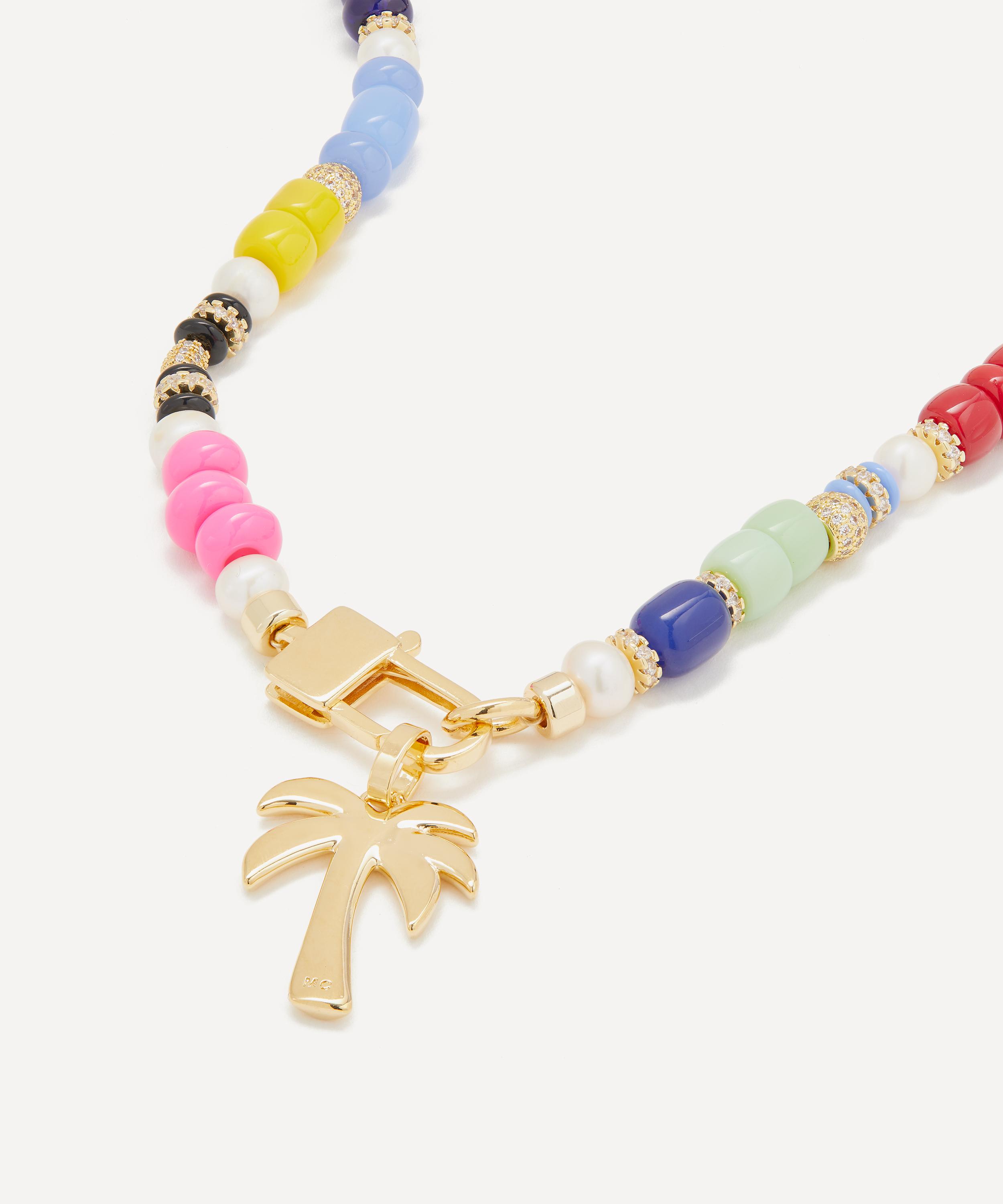 Martha Calvo - 14ct Gold-Plated Tropics Bead Necklace image number 0