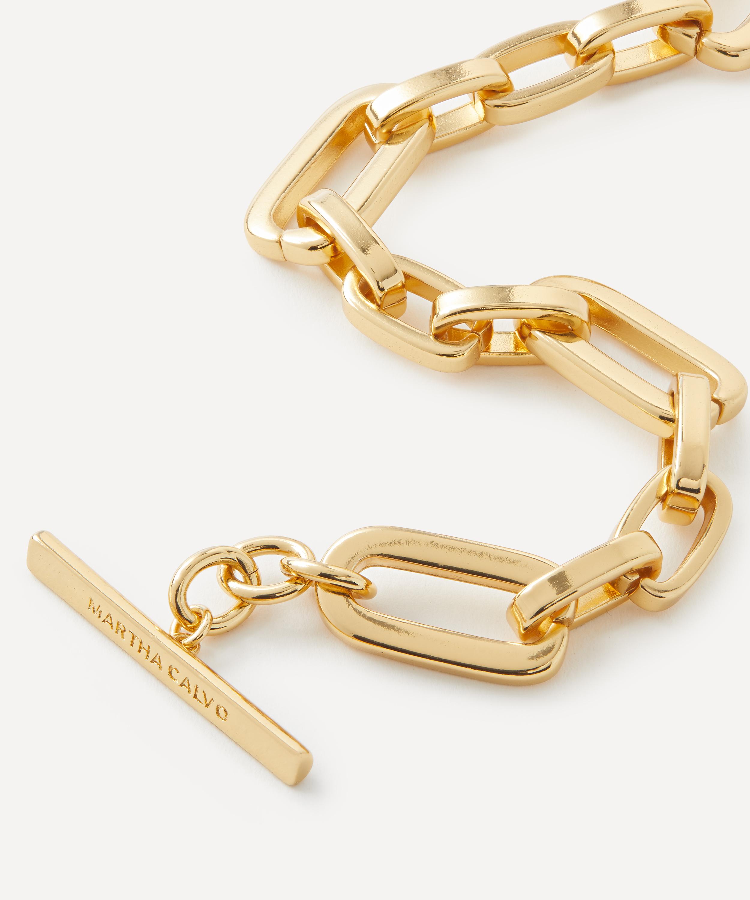 Martha Calvo - 14ct Gold-plated Tribeca Chain Bracelet image number 1