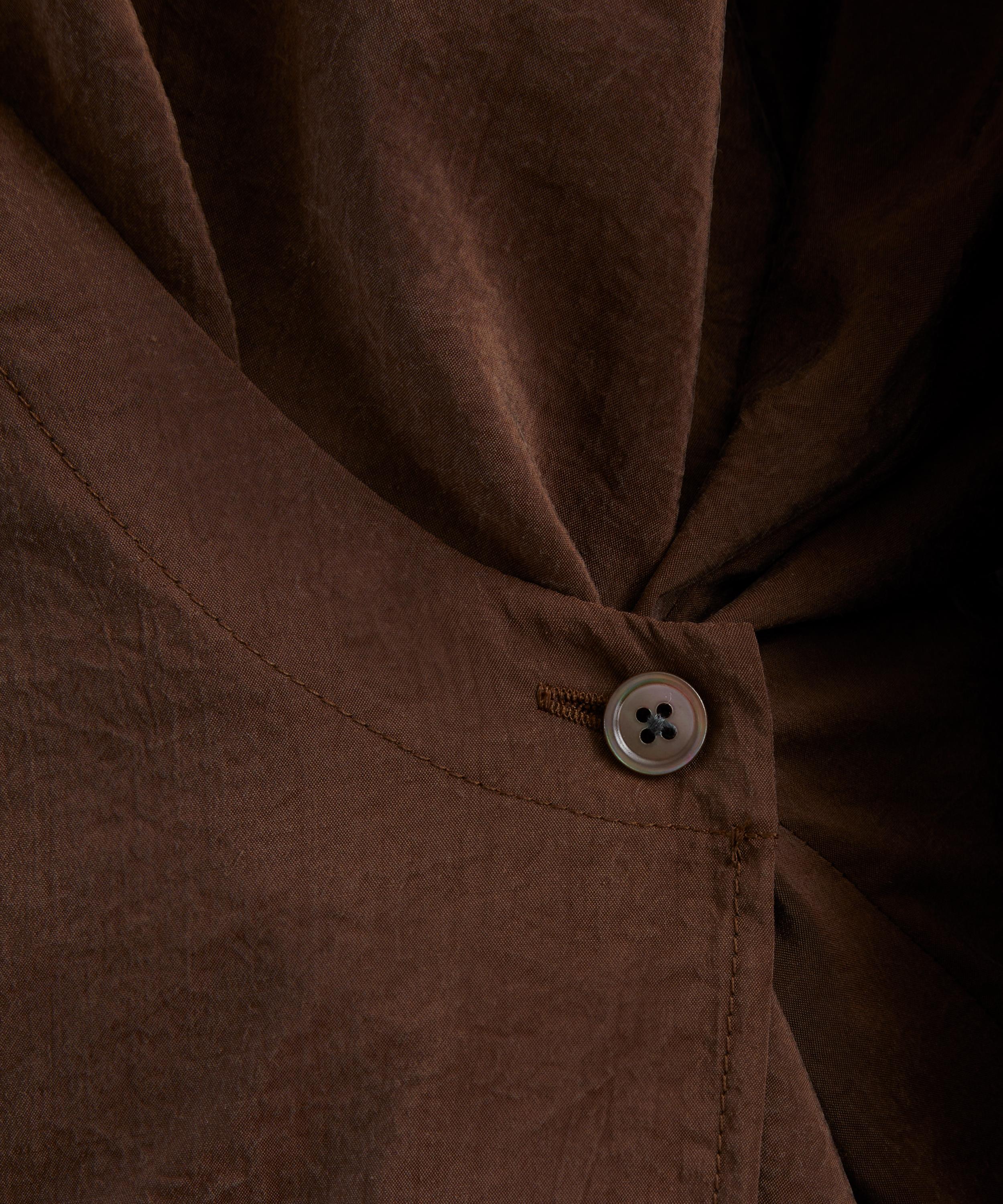 Lemaire - Brunette Twisted Silk Shirt image number 4
