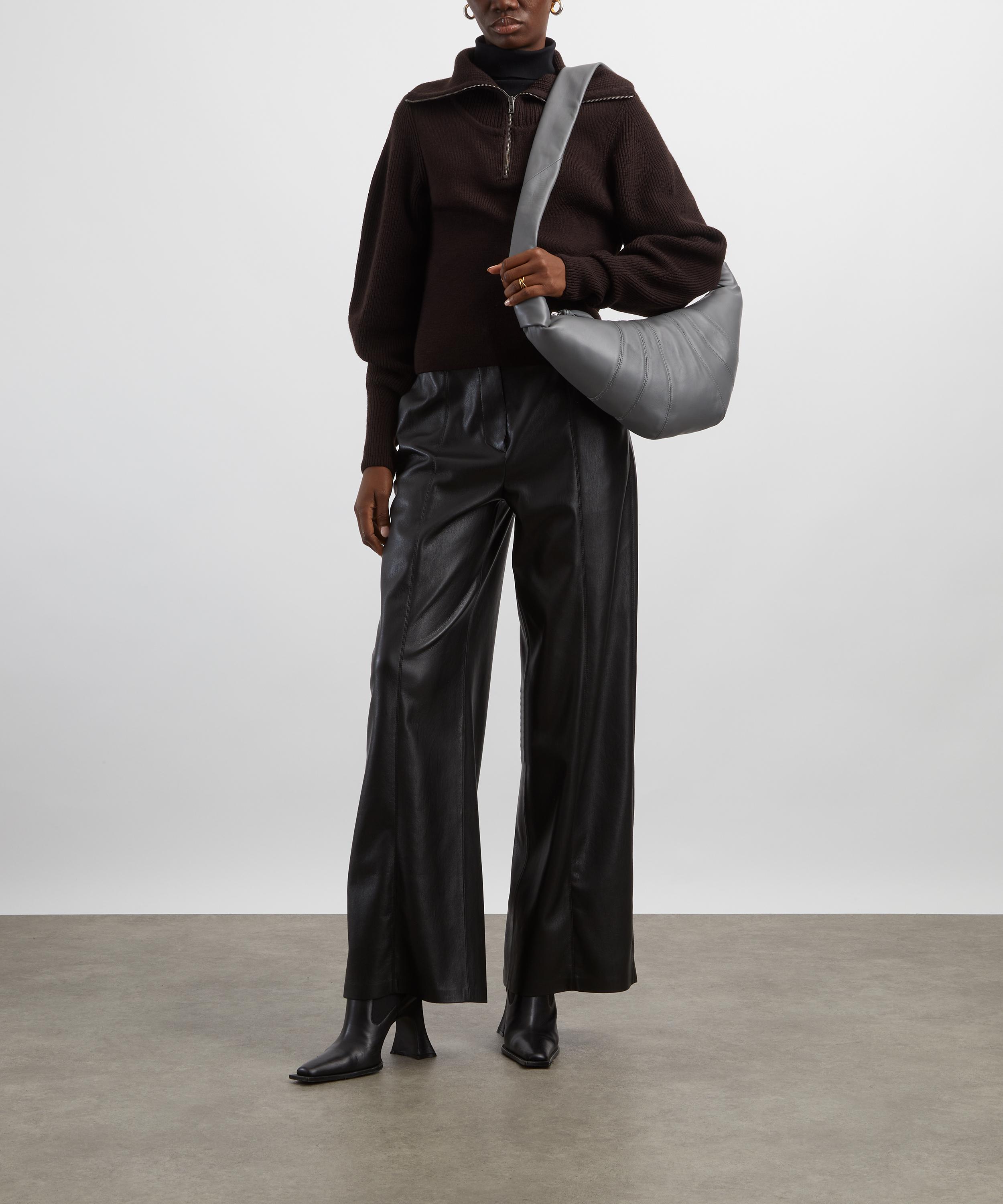 Lemaire - Aubergine Zipped Jumper image number 1