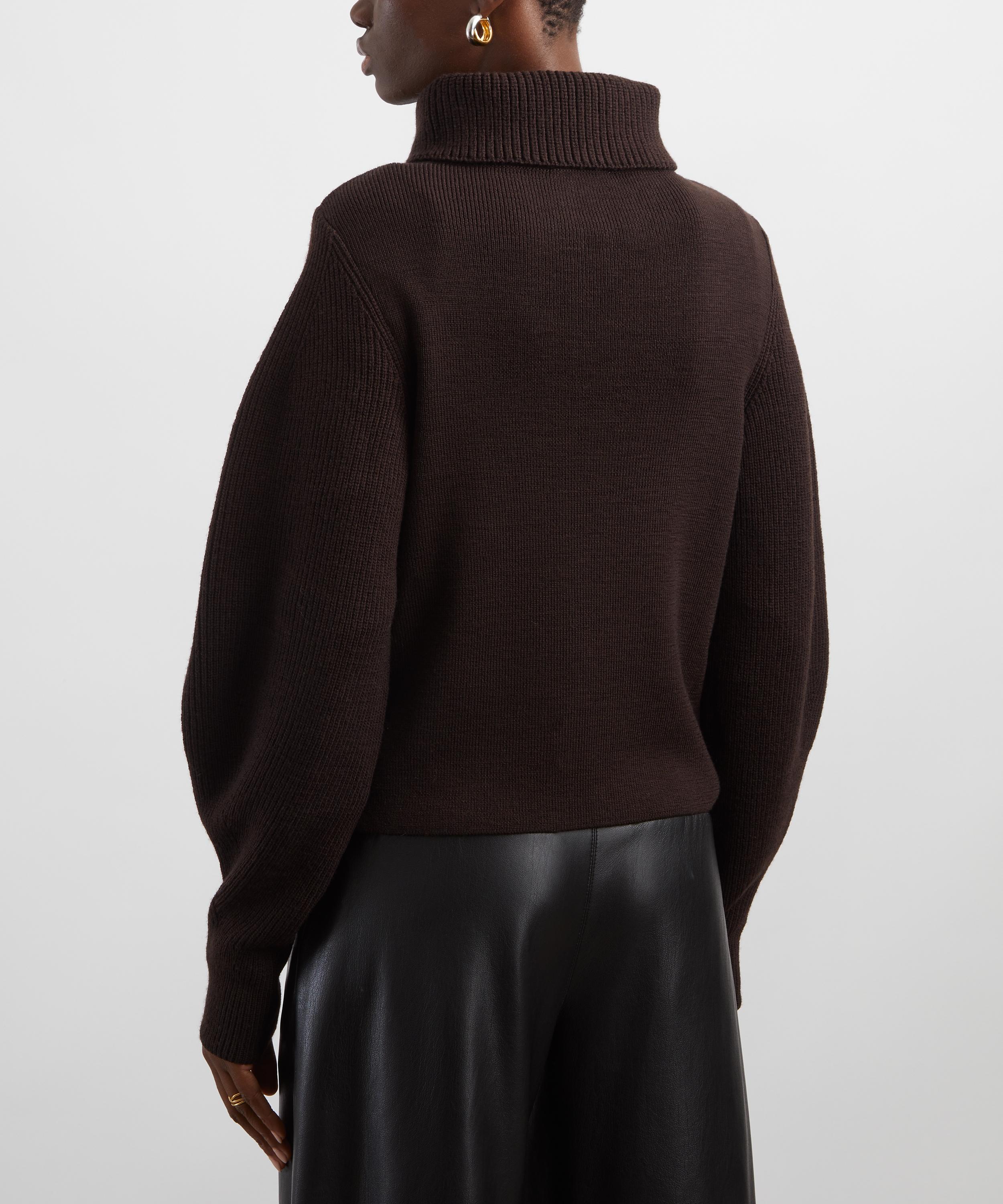 Lemaire - Aubergine Zipped Jumper image number 3