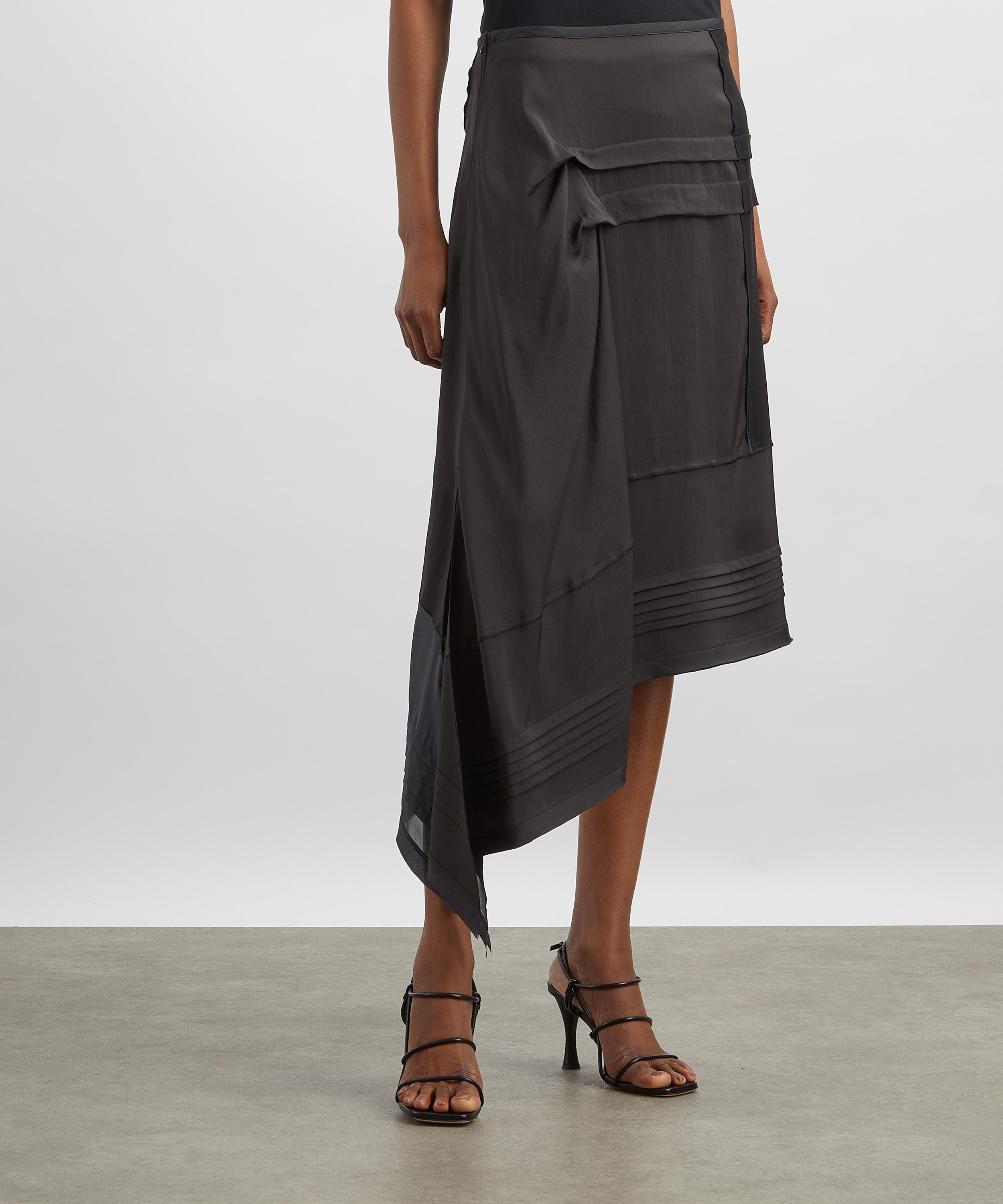 Lemaire - Asymmetric Pleated Midi Skirt image number 2