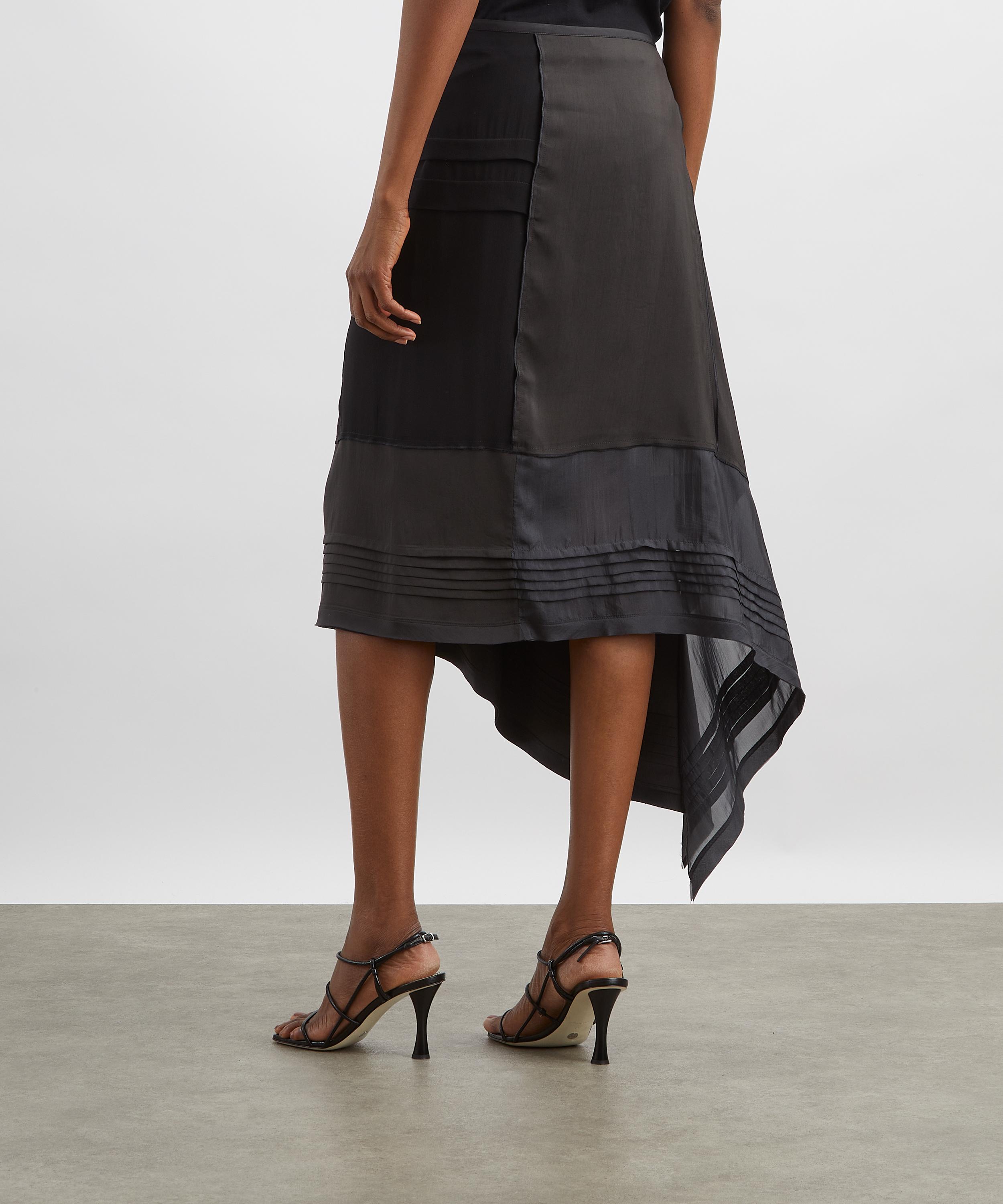 Lemaire - Asymmetric Pleated Midi Skirt image number 3