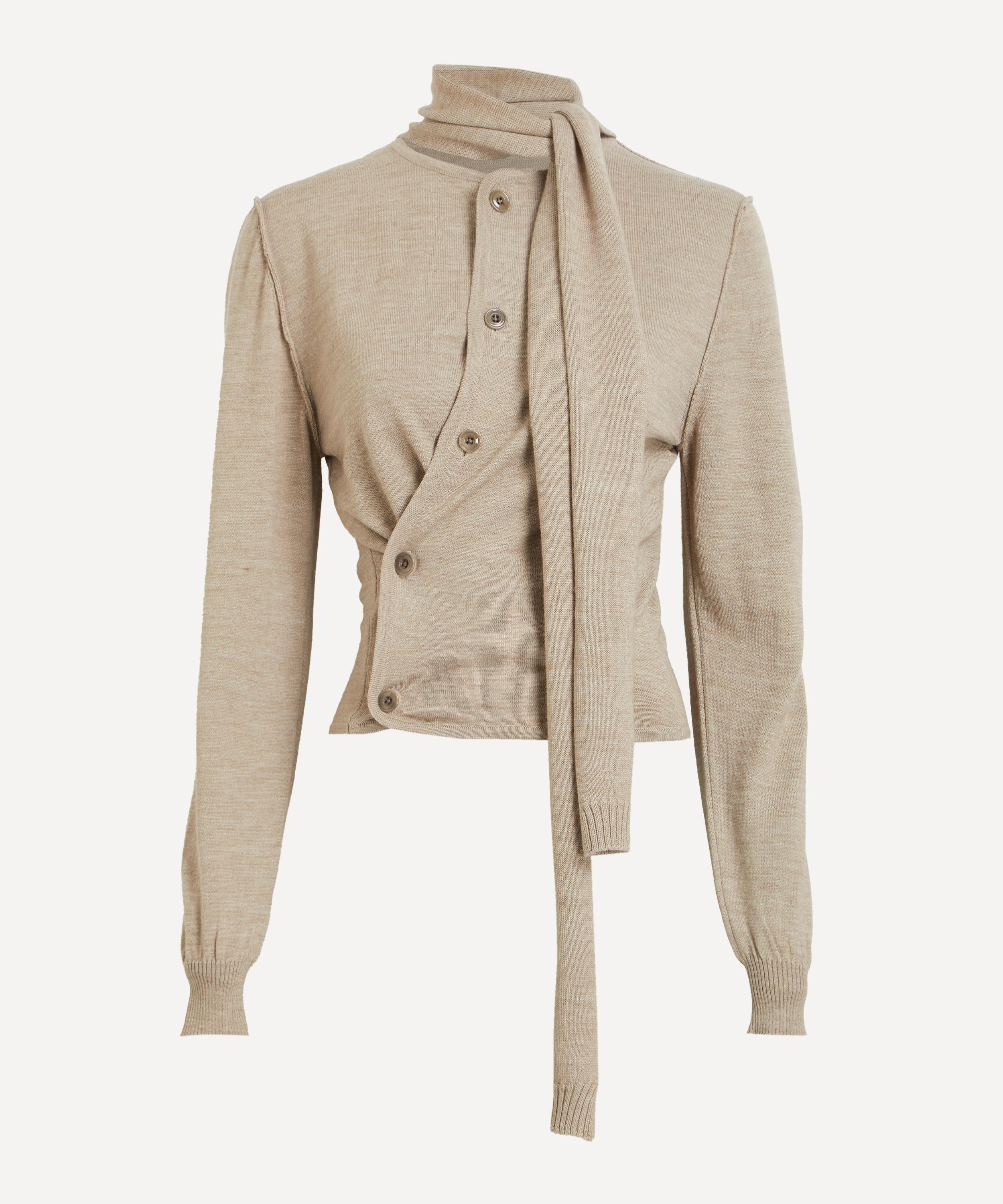 Lemaire - Twisted Cardigan with Scarf