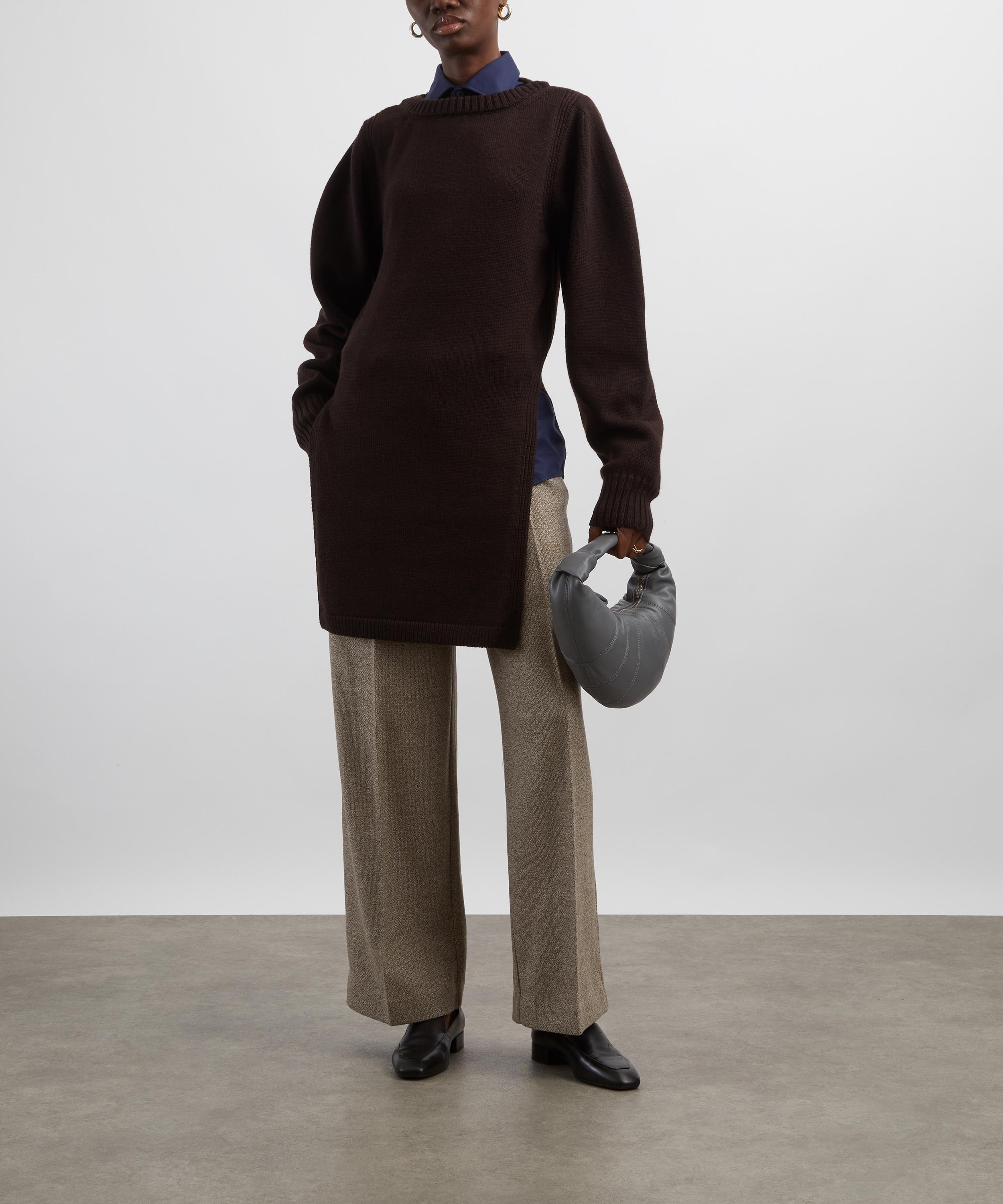 Lemaire - Aubergine Slit Jumper image number 1